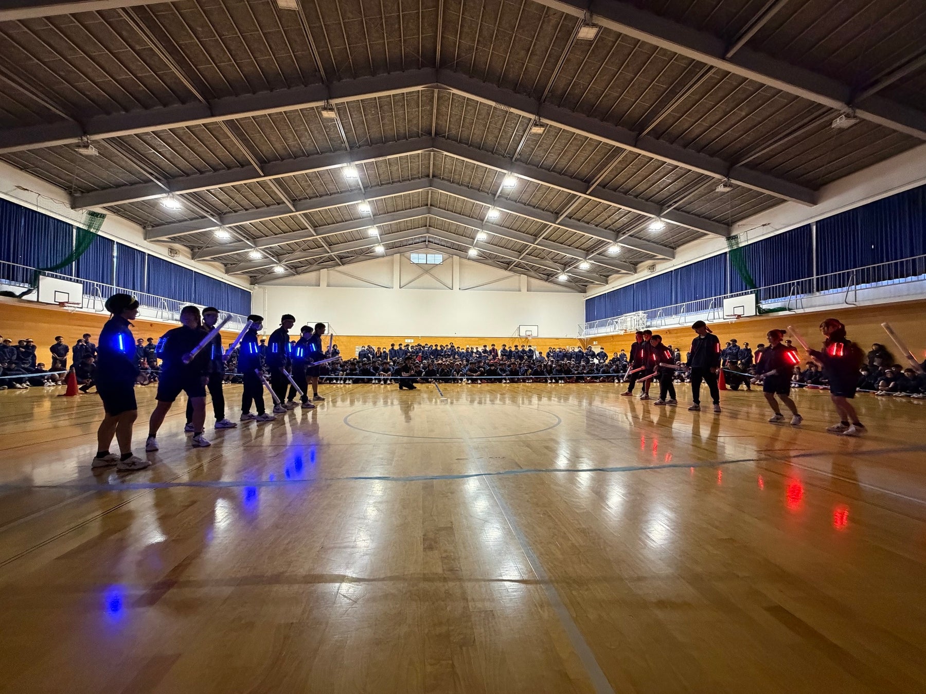 「体育館で戦う時代へ」280人が熱狂した「Cyber KASSEN（サイバー合戦」　福岡県立八幡高校でクラスマッチに導入、屋内スポーツとして注目