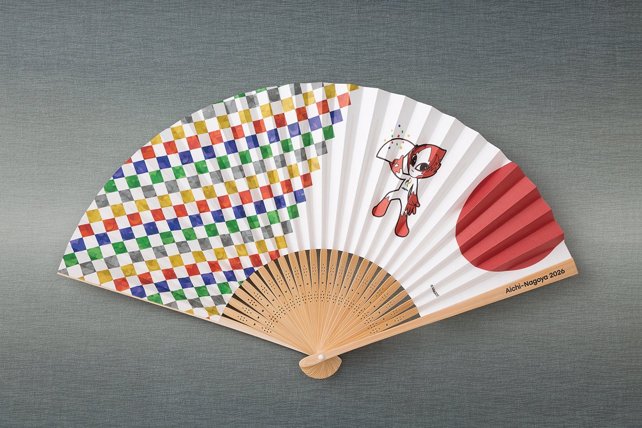 【アジア競技大会公式ライセンスグッズに、競技ピクトグラムを使った初の商品！名古屋の伝統工芸「扇子」が初登場】