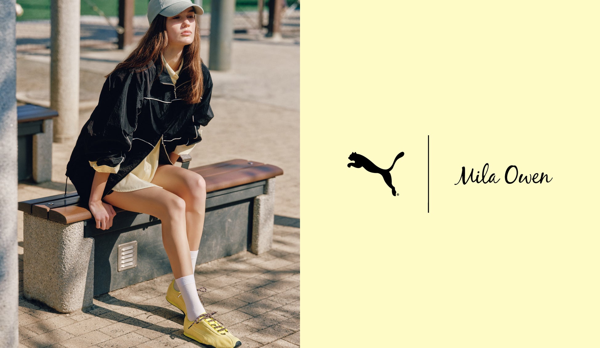 【Mila Owen】PUMAの「H-STREET」別注モデルが登場！スウェード素材にビビッドなライムイエローを彩ったアイコニックなスニーカーがPOP UPイベントにて先行発売＜4月13日（月）より＞
