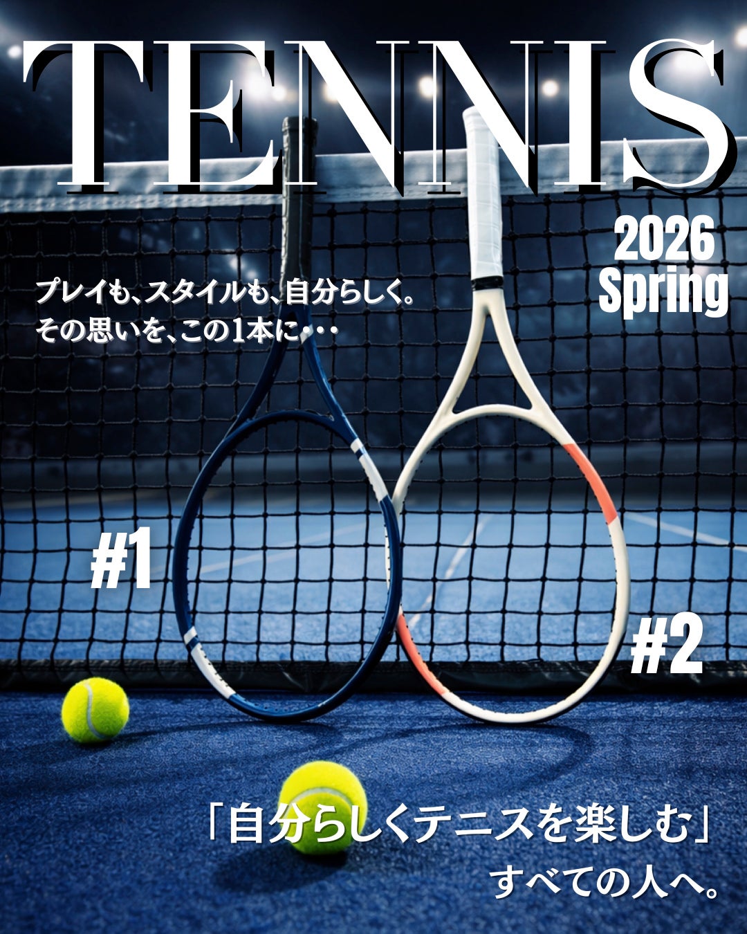 開始2時間で完売した人気モデルが待望のリニューアル。初心者の「はじめるハードル」を下げるテニスラウンジ専用オリジナルラケットを4月1日より発売