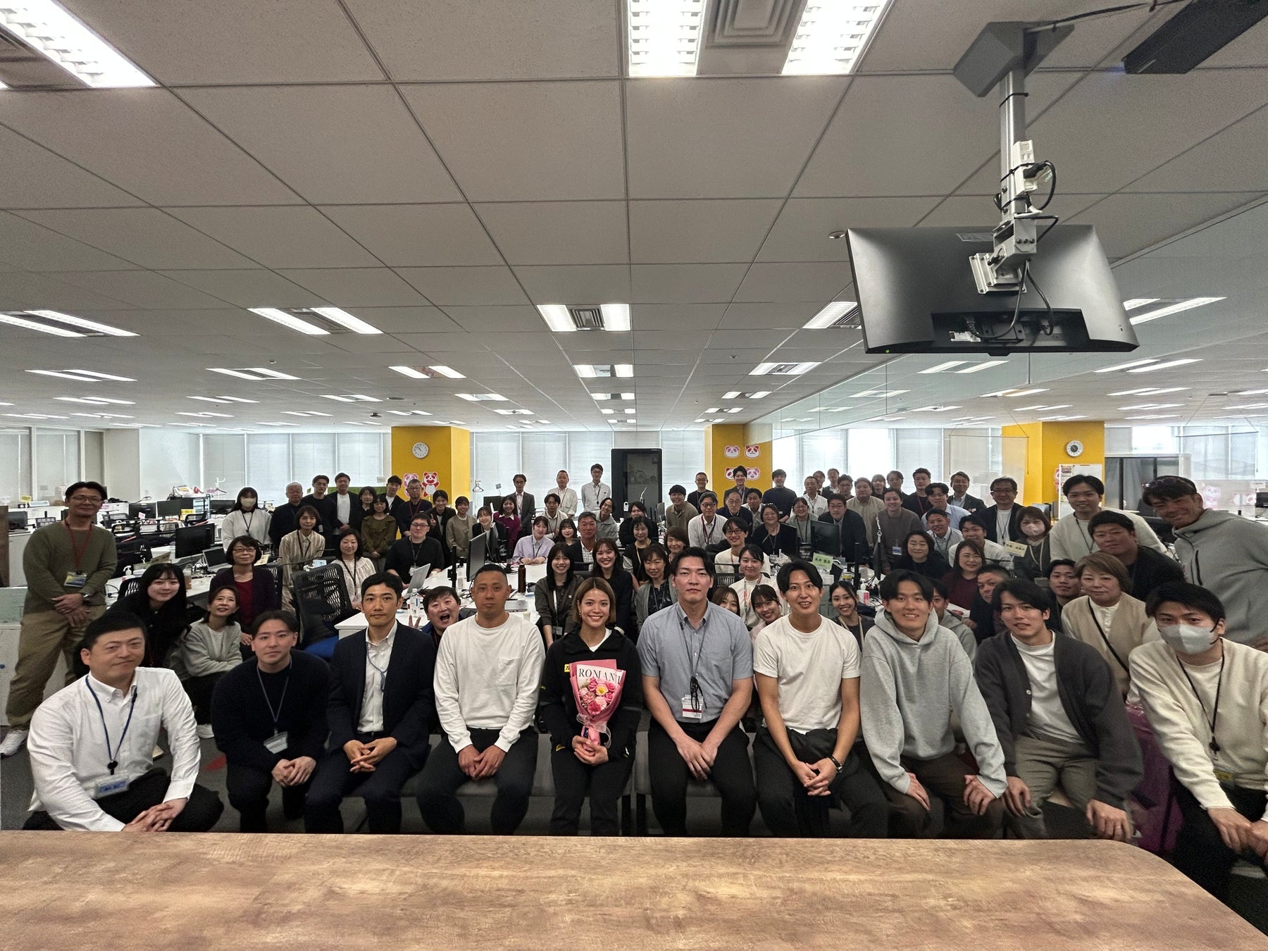 柔道 阿部詩選手が味の素㈱九州支社を訪問