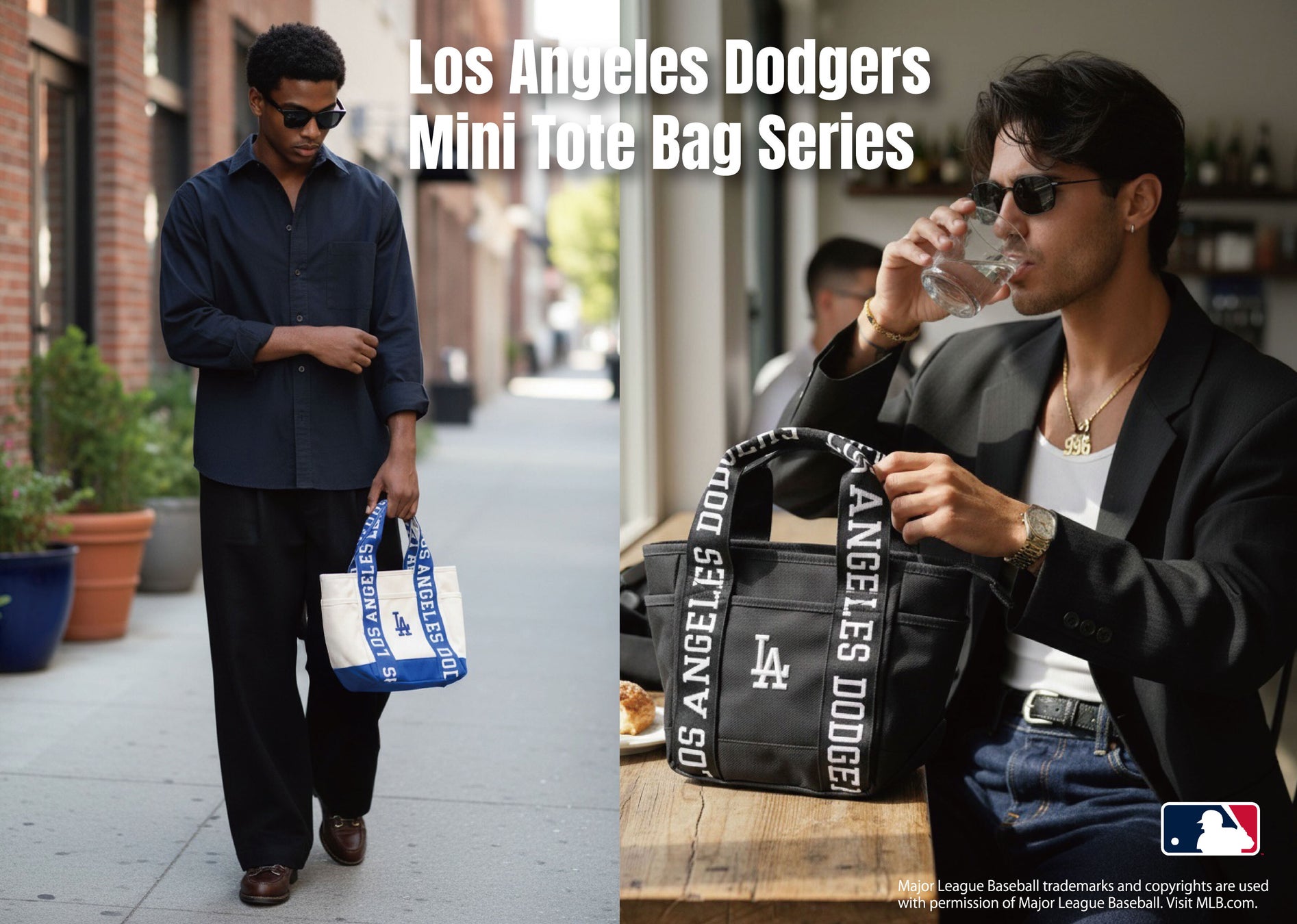 E-COMEGROUPより、人気球団の「ロサンゼルス・ドジャース」公式ロゴを冠した新作ミニトートバッグがリリース！