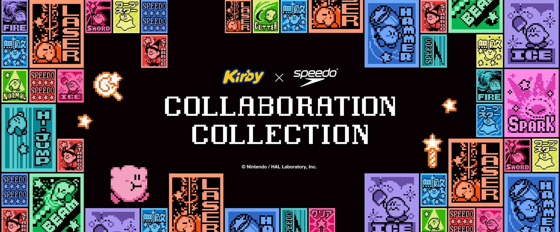 人気ゲームシリーズ「星のカービィ」×Speedoコラボレーション第二弾のアイテムが登場。
