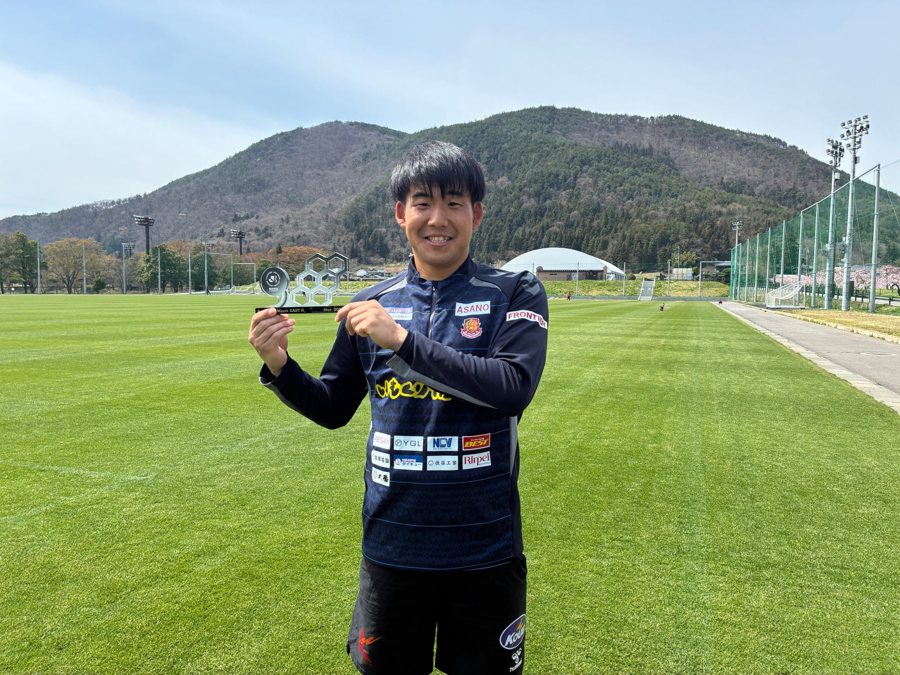 上田 智輝 選手 初のJリーグ月間ベストセーブを受賞