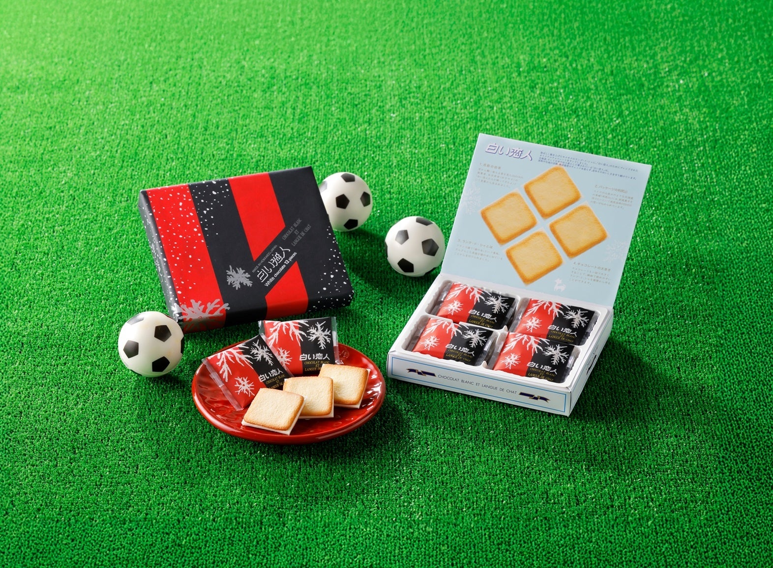 北海道コンサドーレ札幌クラブ創設30周年：【赤黒の恋人】白い恋人（ホワイト）12枚入 コンサドーレパッケージ復刻販売のお知らせ