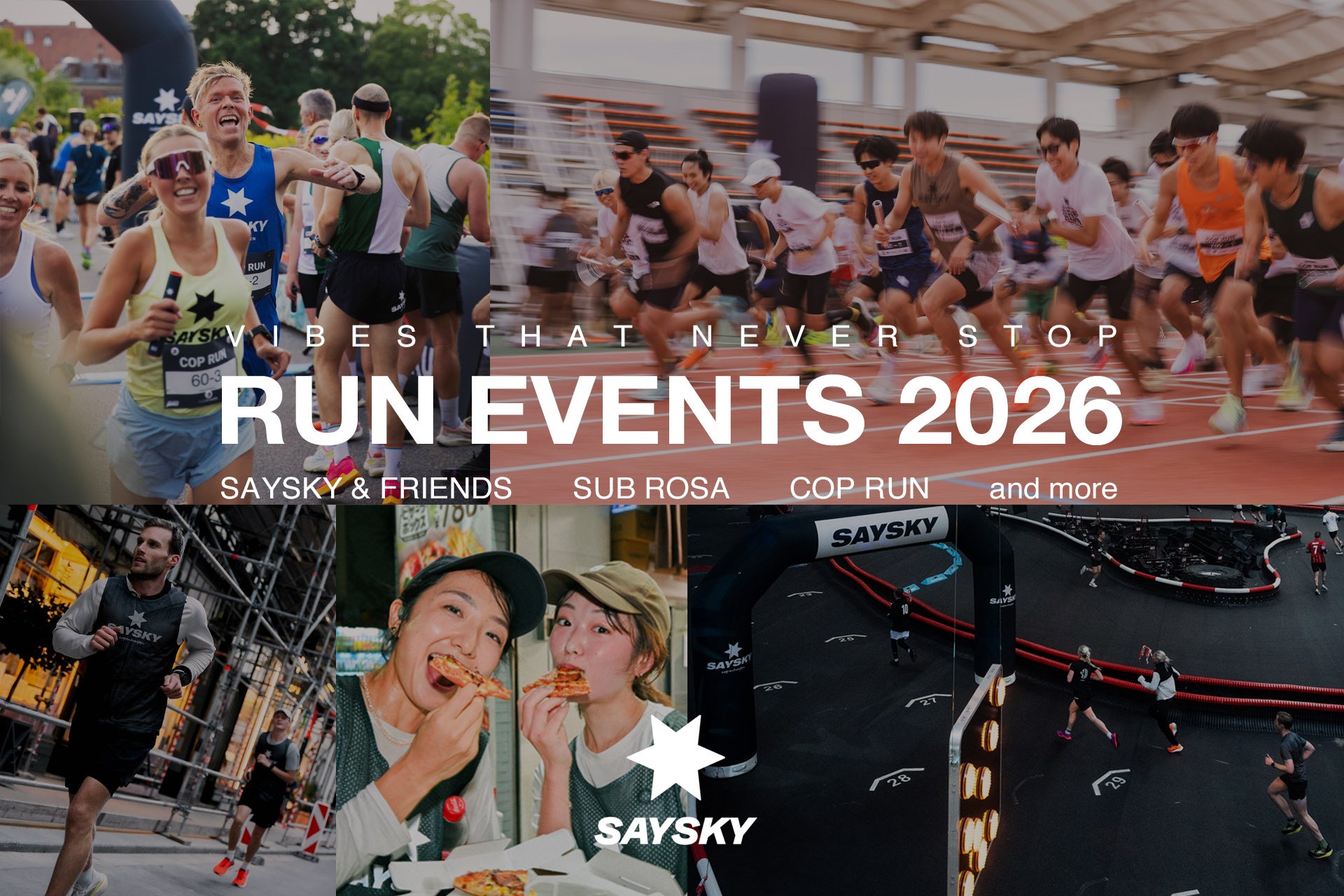 【北欧発SAYSKY】2026年に展開する、最新のランニングイベント・ラインナップを公開