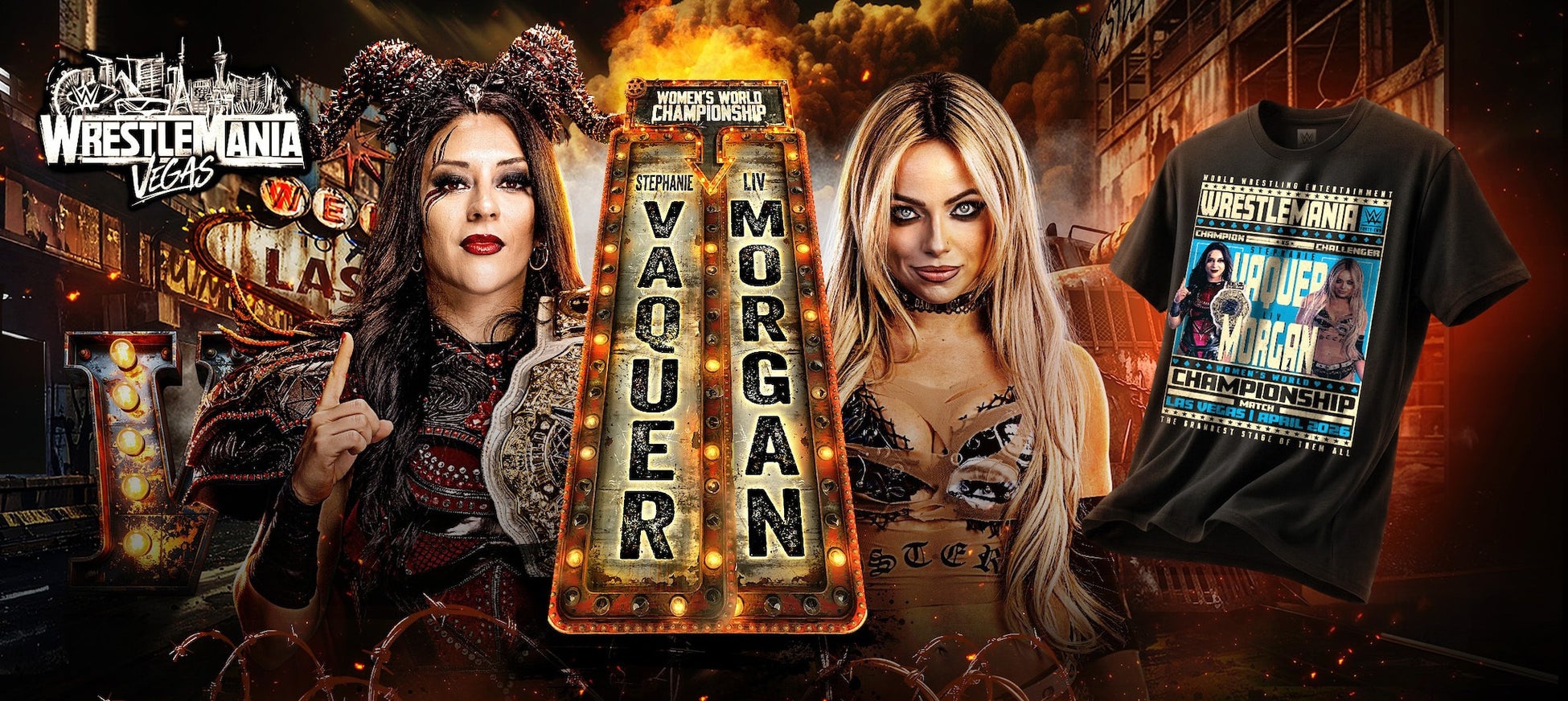 アメリカ・ラスベガスにて開催　『WWE レッスルマニア42』オフィシャルグッズが販売開始