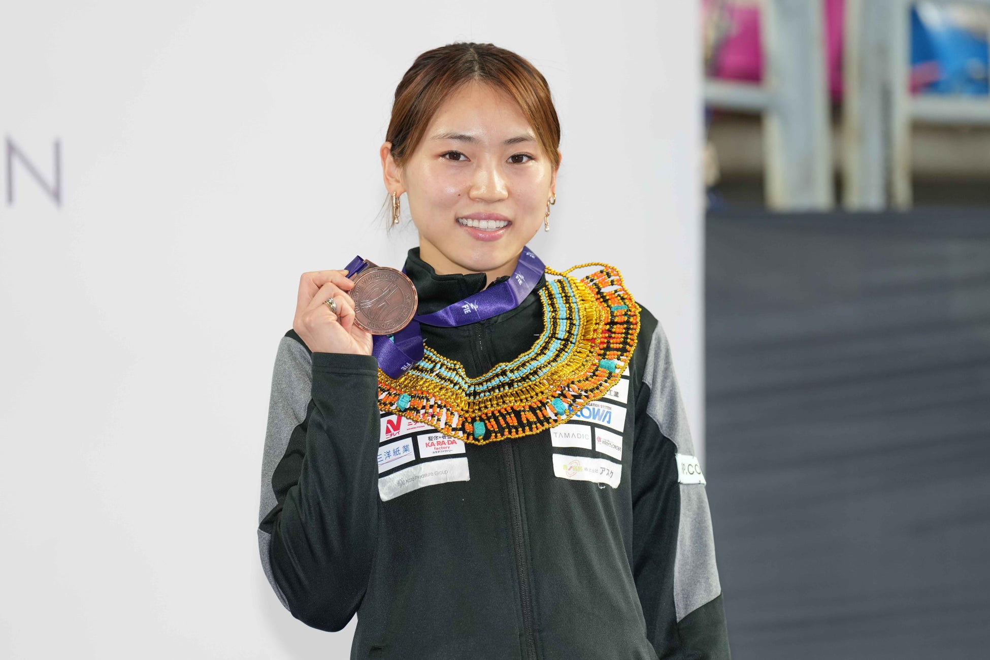 フェンシング　女子フルーレ・ワールドカップ個人戦で　　　　　　　東晟良選手が銅メダル獲得！