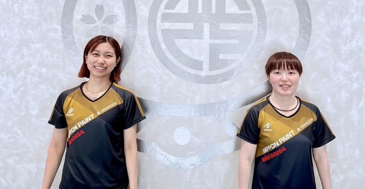 日本ペイントグループ、女子卓球・佐藤瞳選手、芝田沙季選手の所属契約締結のお知らせ