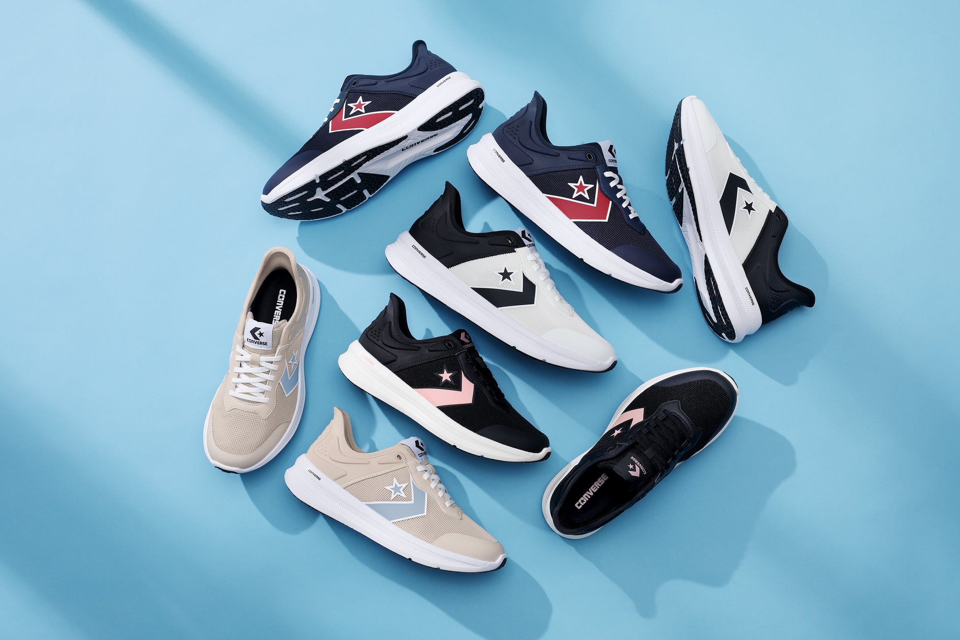 足元から軽やかに、スタイリングをアップデート。コンバースの「SLIT SLIDE」シリーズに新色が登場