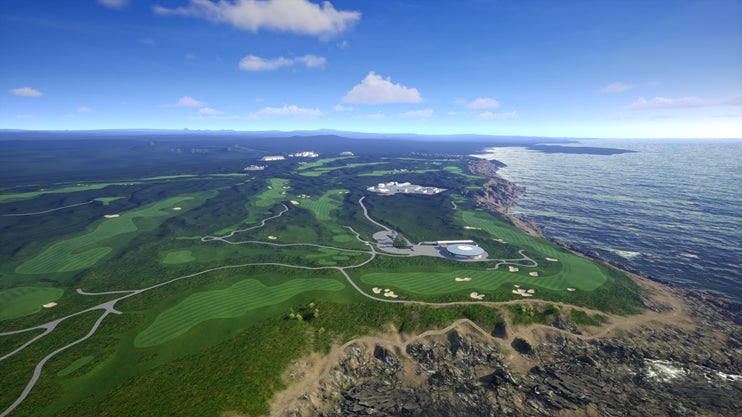 世界屈指のリンクスコースが、シミュレーションで体験可能に