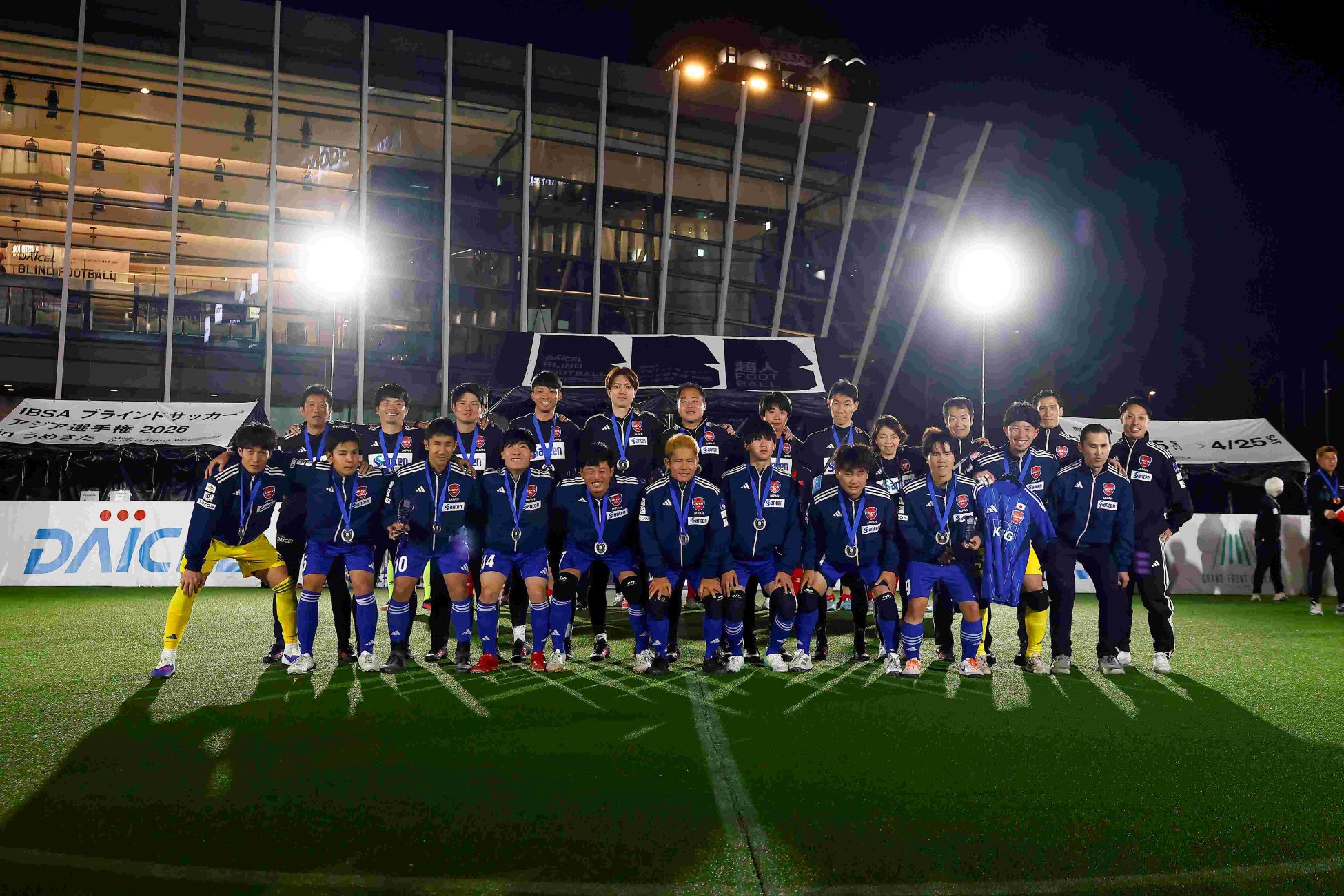 「ダイセル ブラインドサッカーウィーク 2026 in うめきた」「IBSAブラインドサッカー男子アジア選手権 2026 in うめきた」最終日 日本代表が中国代表に0-1で敗戦し大会準優勝