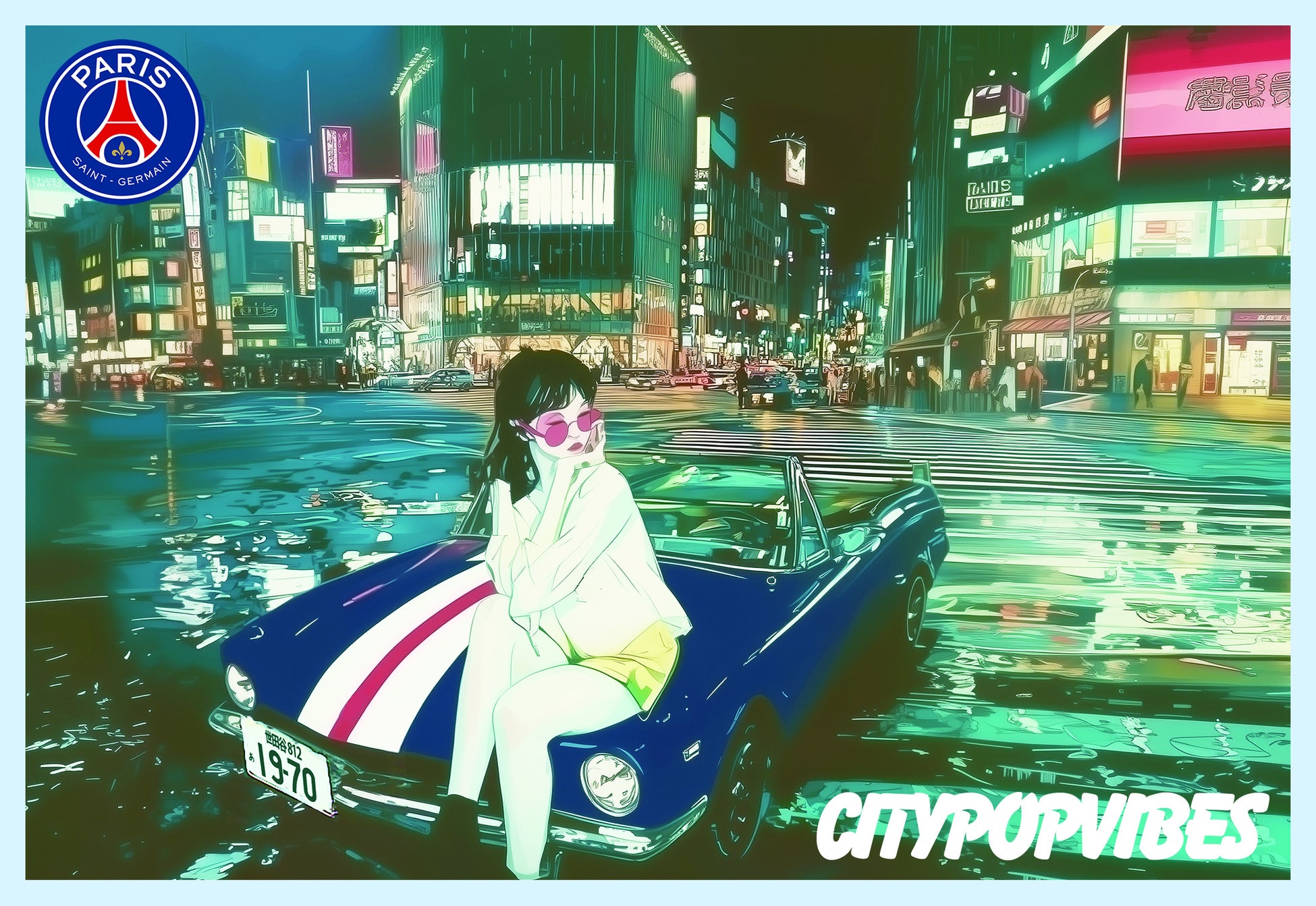 【PSG（パリ・サンジェルマン）】パリの審美眼が、東京のレトロ・フューチャーと共鳴する。PSGが贈るサウンド・プロジェクト「Exclusive City Pop」始動。