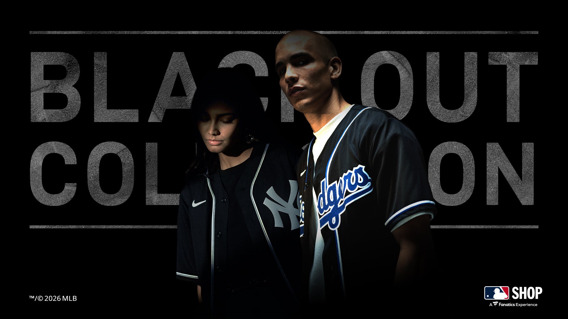 モノクロームデザインのスペシャルエディション　「ブラックアウトコレクション」がMLB SHOPにて発売開始