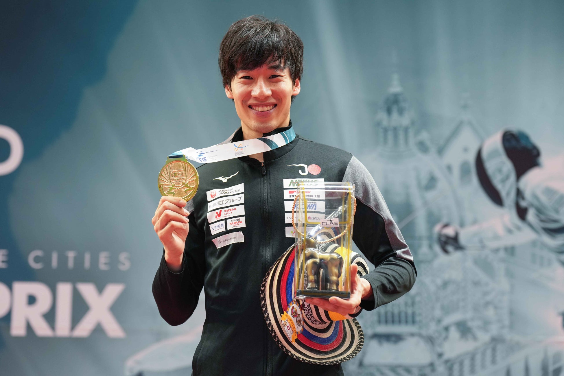 フェンシング　男子エペ・ワールドカップGP大会で 加納虹輝選手が金メダル獲得！