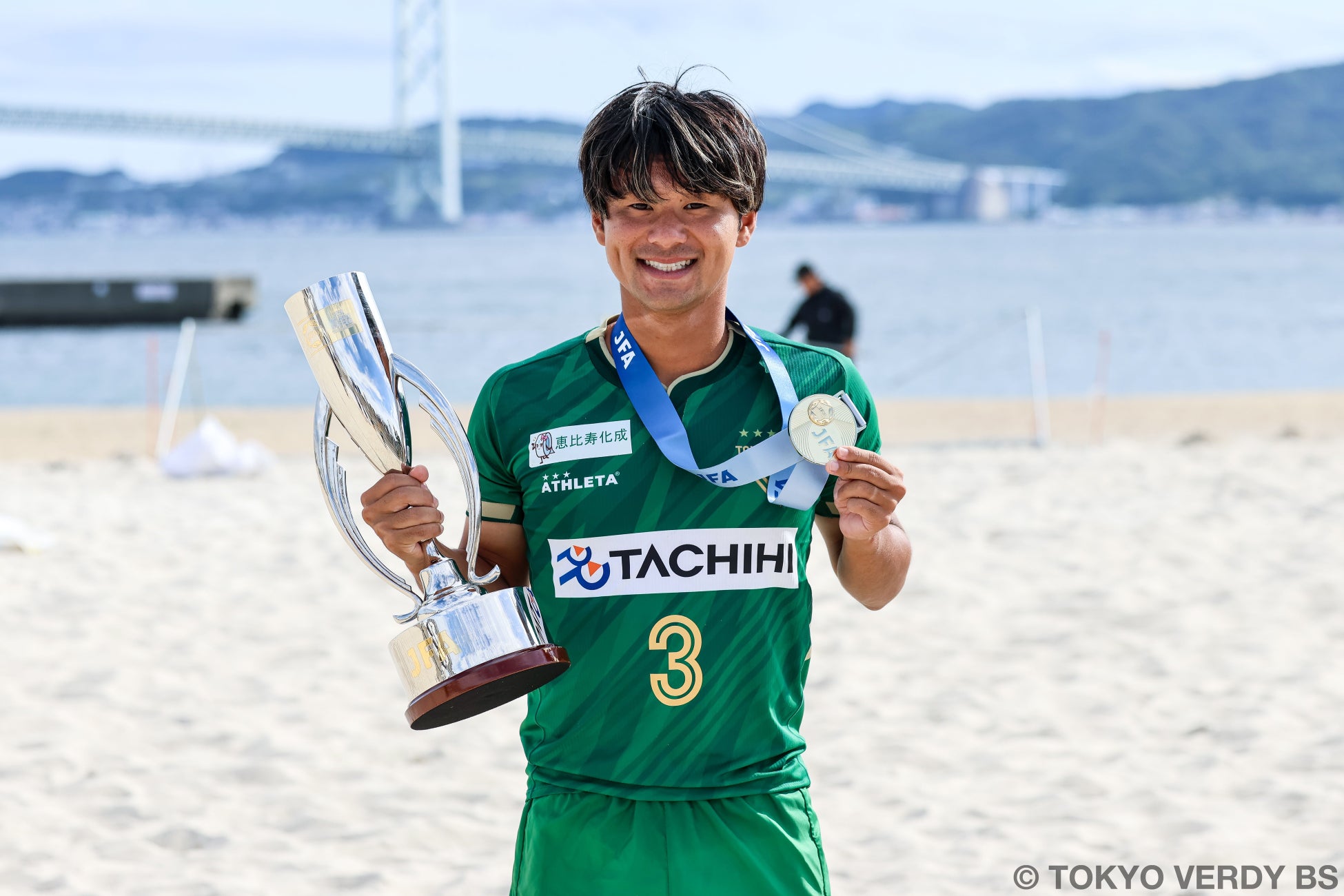 ビーチサッカー 田中颯選手（東京ヴェルディBS所属）、ビーズインターナショナル入社のお知らせ