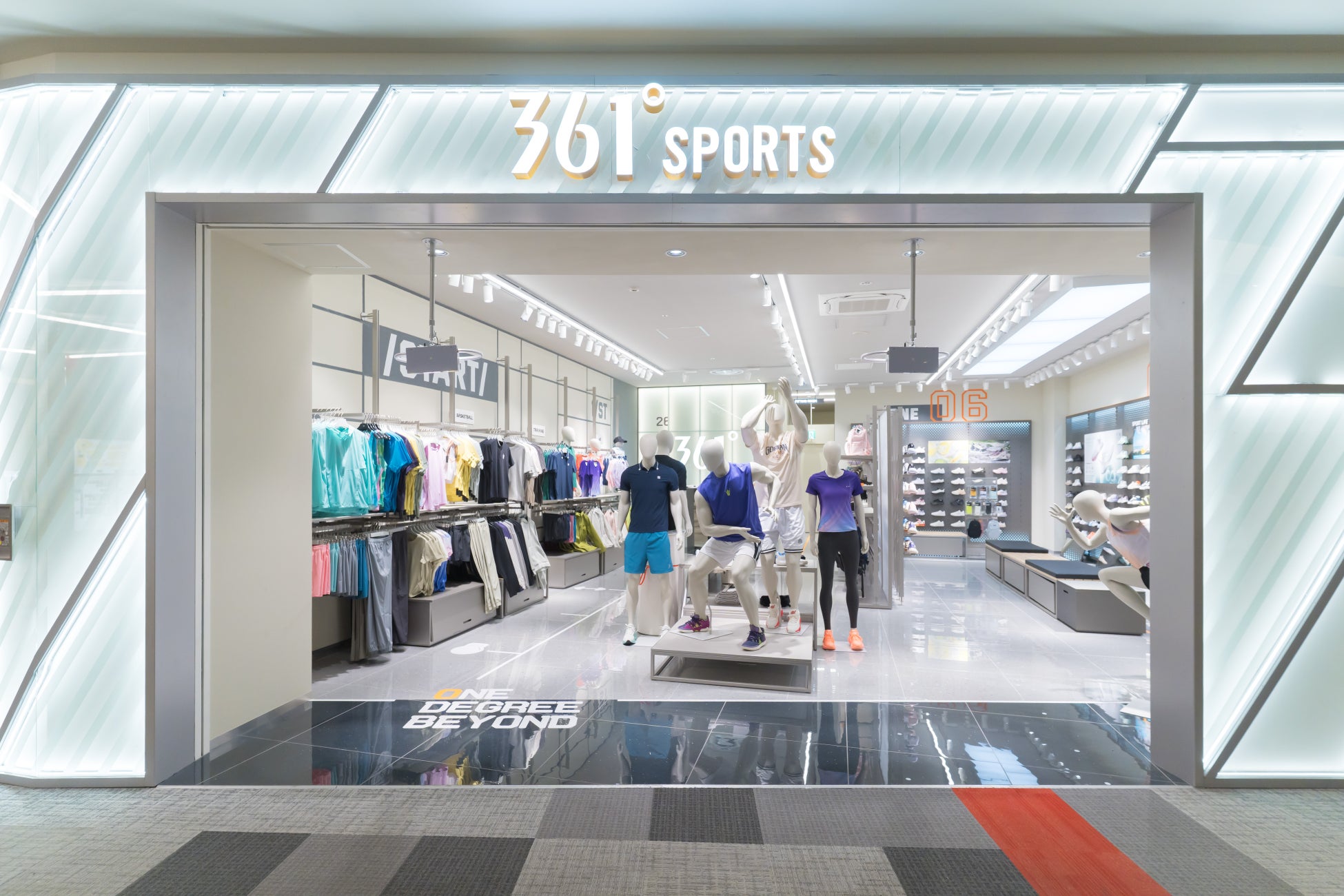 グローバルスポーツブランド 361° 、日本第2号店となる「361° SPORTS ららぽーと名古屋みなとアクルス店」をオープン