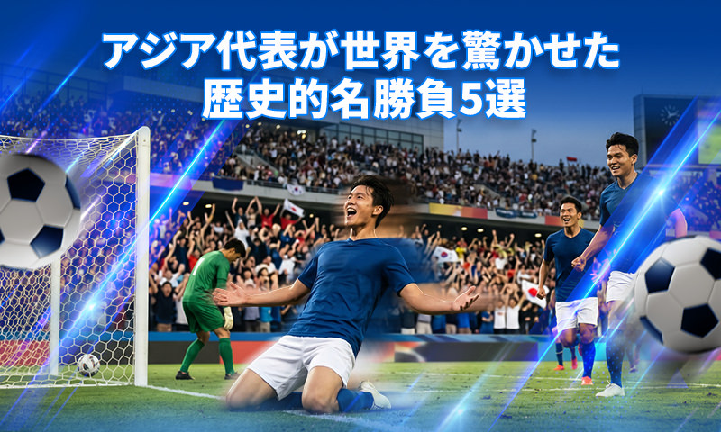アジア代表が世界を驚かせた歴史的名勝負5選