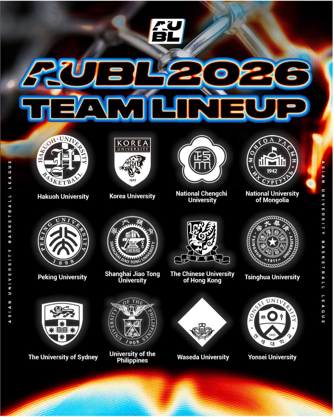 AUBL、今年8月開催のチャンピオンシップに出場する12チームが決定