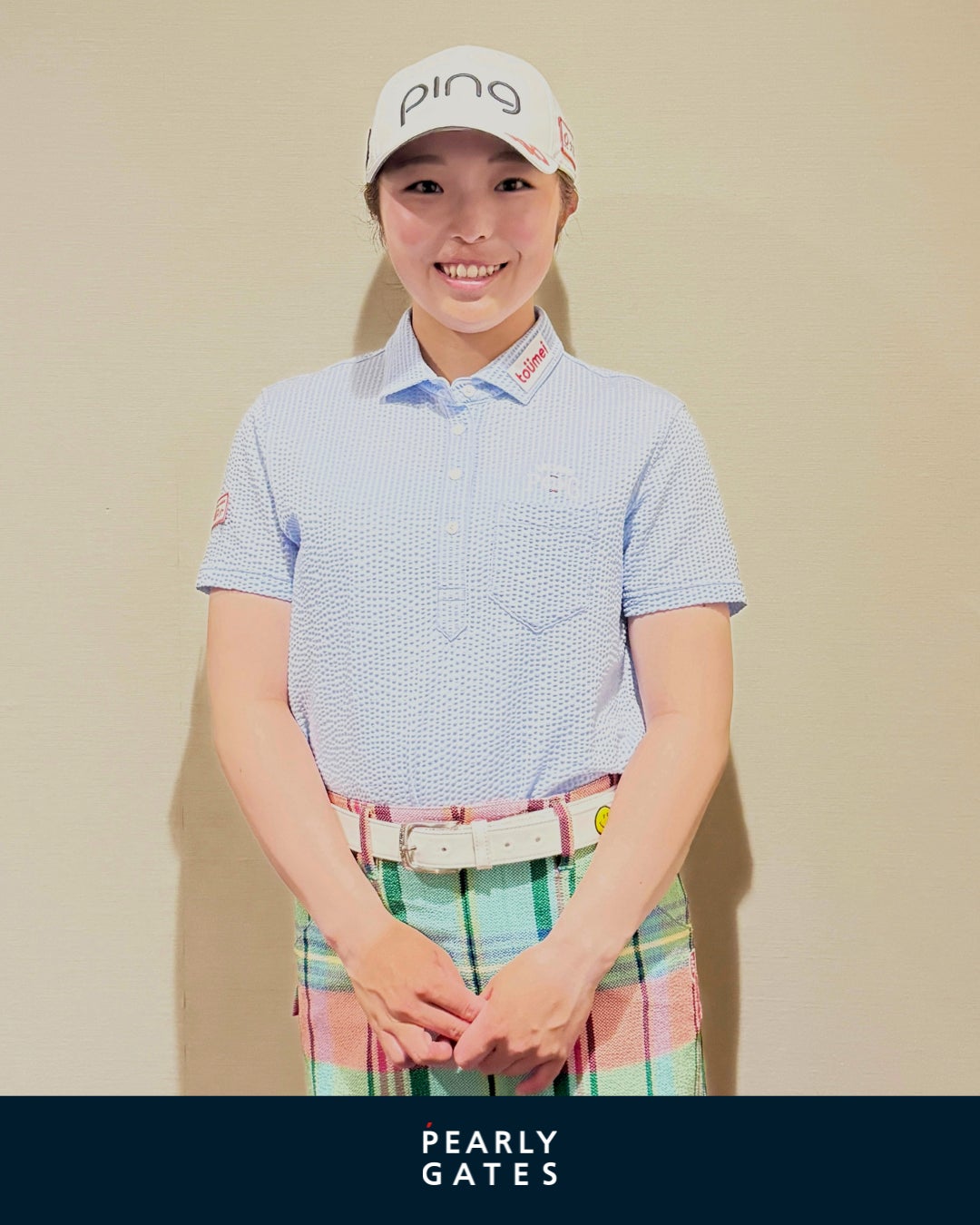ゴルフアパレルブランド【パーリーゲイツ】が佐久間朱莉プロとウェア契約を締結