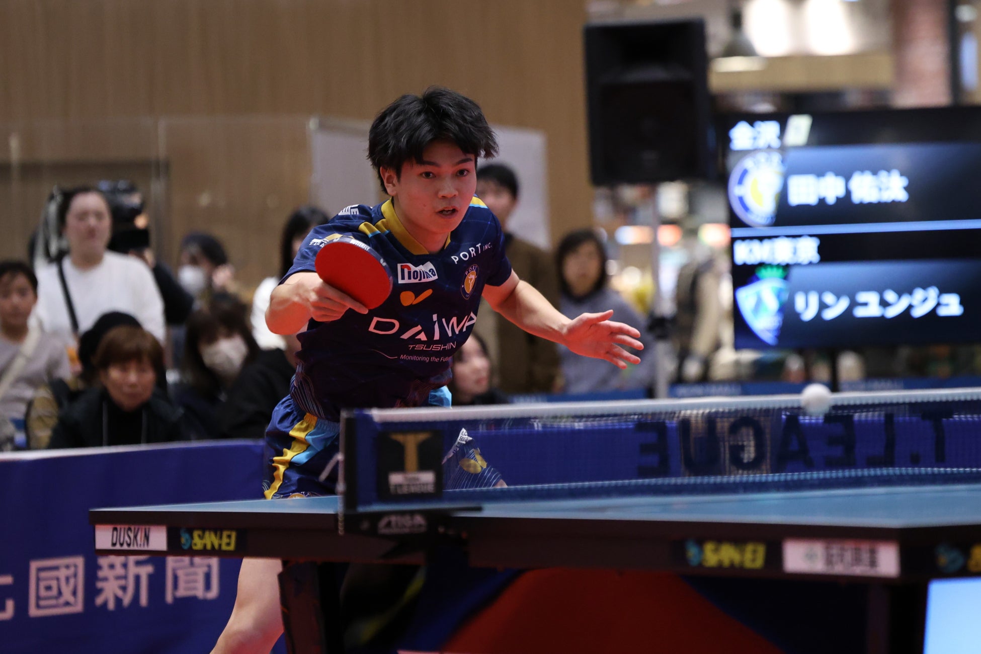 【卓球・金沢ポート】田中佑汰選手 契約更新のお知らせ