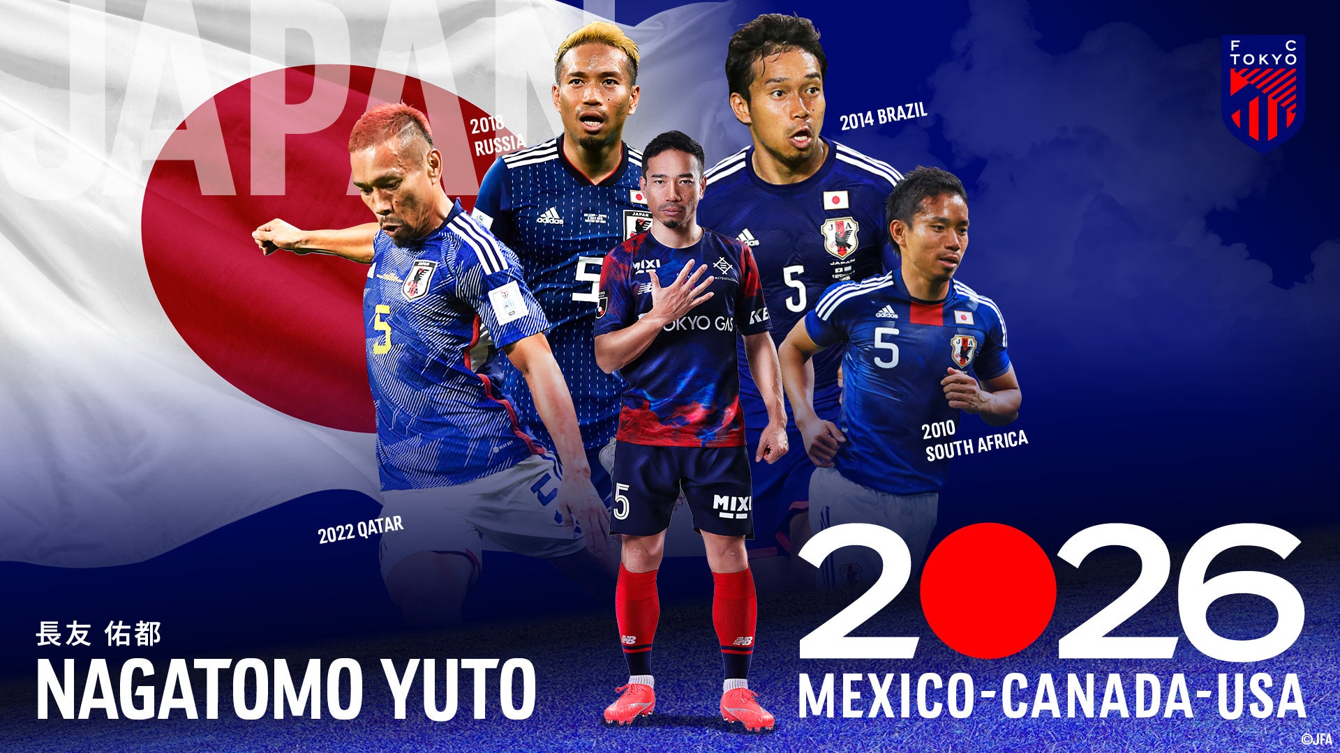 FIFAワールドカップ2026™ SAMURAI BLUE(日本代表)メンバー選出 長友佑都選手コメント