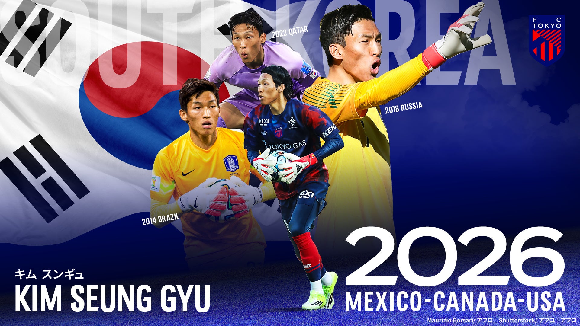 キム スンギュ選手 FIFAワールドカップ2026™ 韓国代表メンバー選出のお知らせ