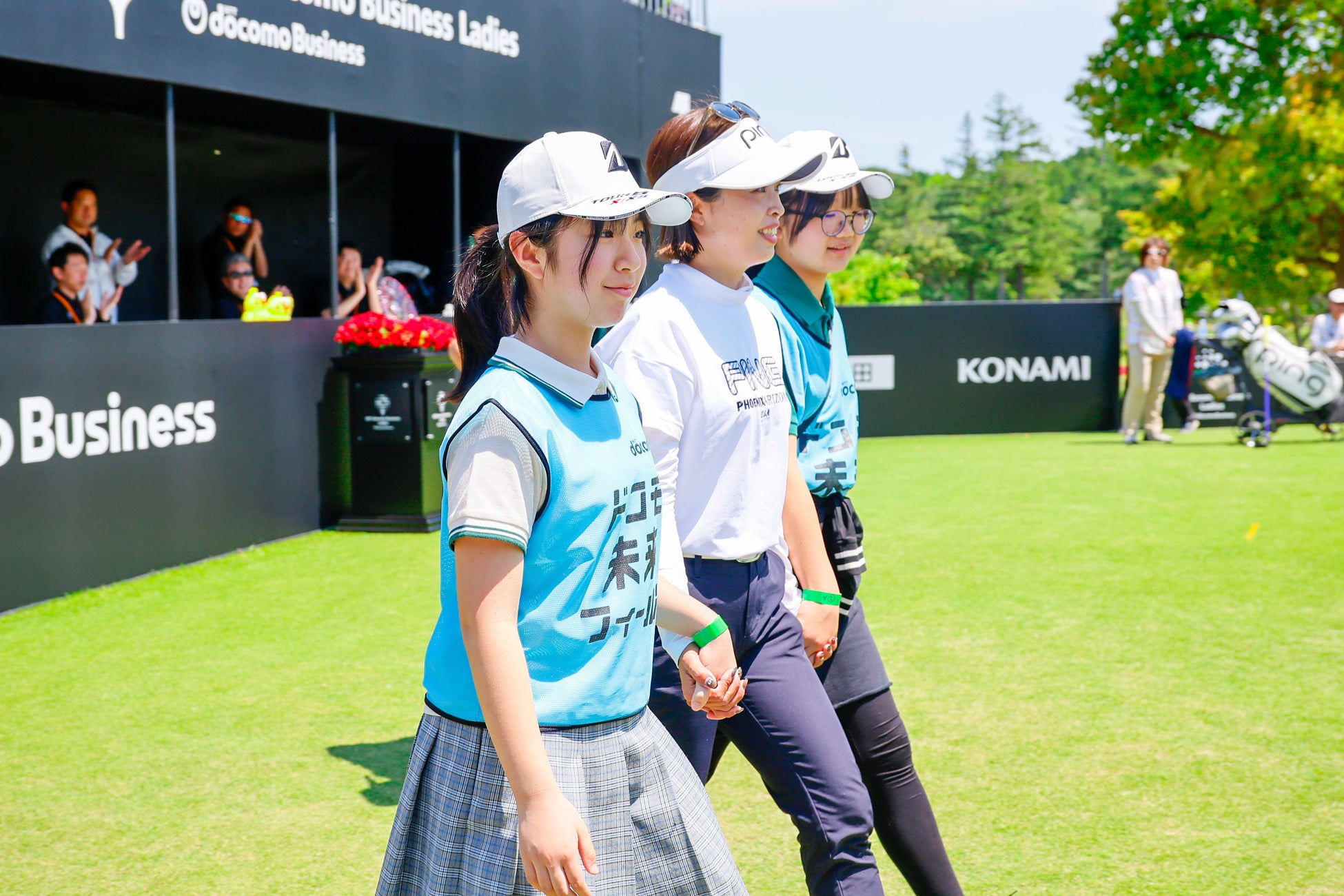 名門・浜野ゴルフクラブで女子プロゴルフトーナメントの舞台裏を体験「NTTドコモビジネスレディス」で「ドコモ未来フィールド」を開催