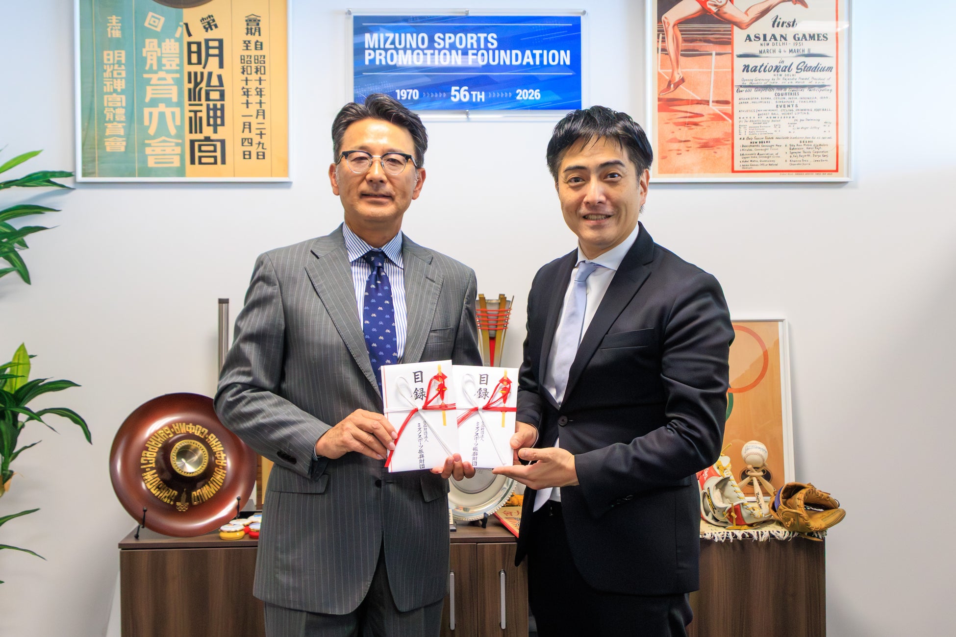 公益財団法人ミズノスポーツ振興財団から助成金を授与