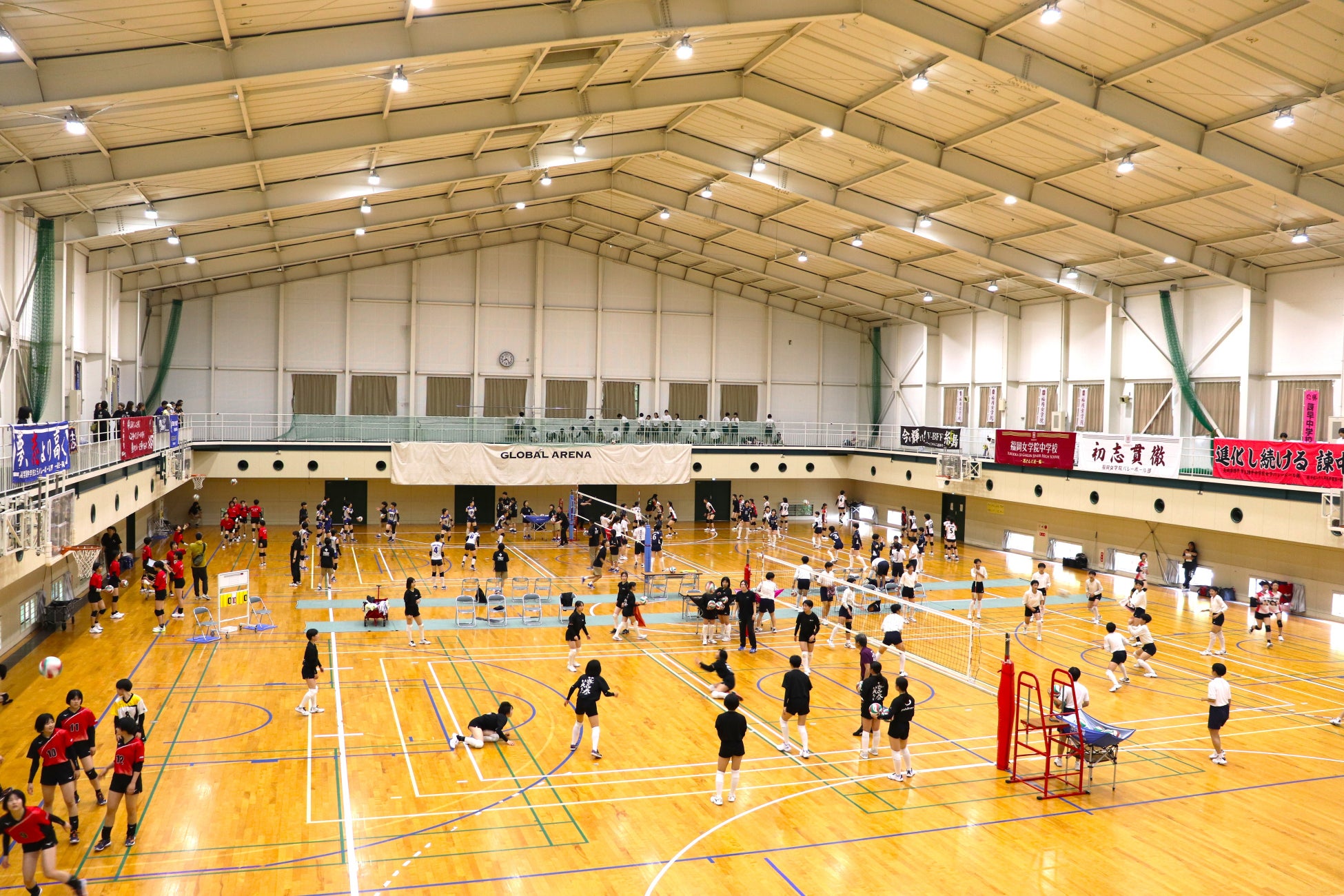 「第24回 グローバルアリーナ中学生バレーボール交流会」にて堺整骨院がメディカルサポートを実施！