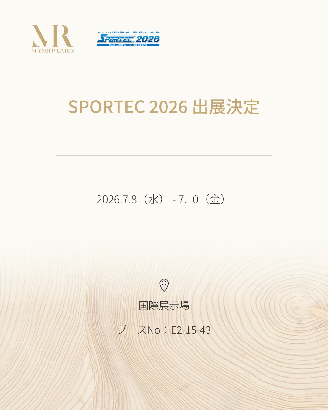 【SPORTEC 2026出展決定】ピラティスマシンブランド「MIYABI」、品質の原点を体感するブランドブースを展開。素材・構造・製造背景まで公開