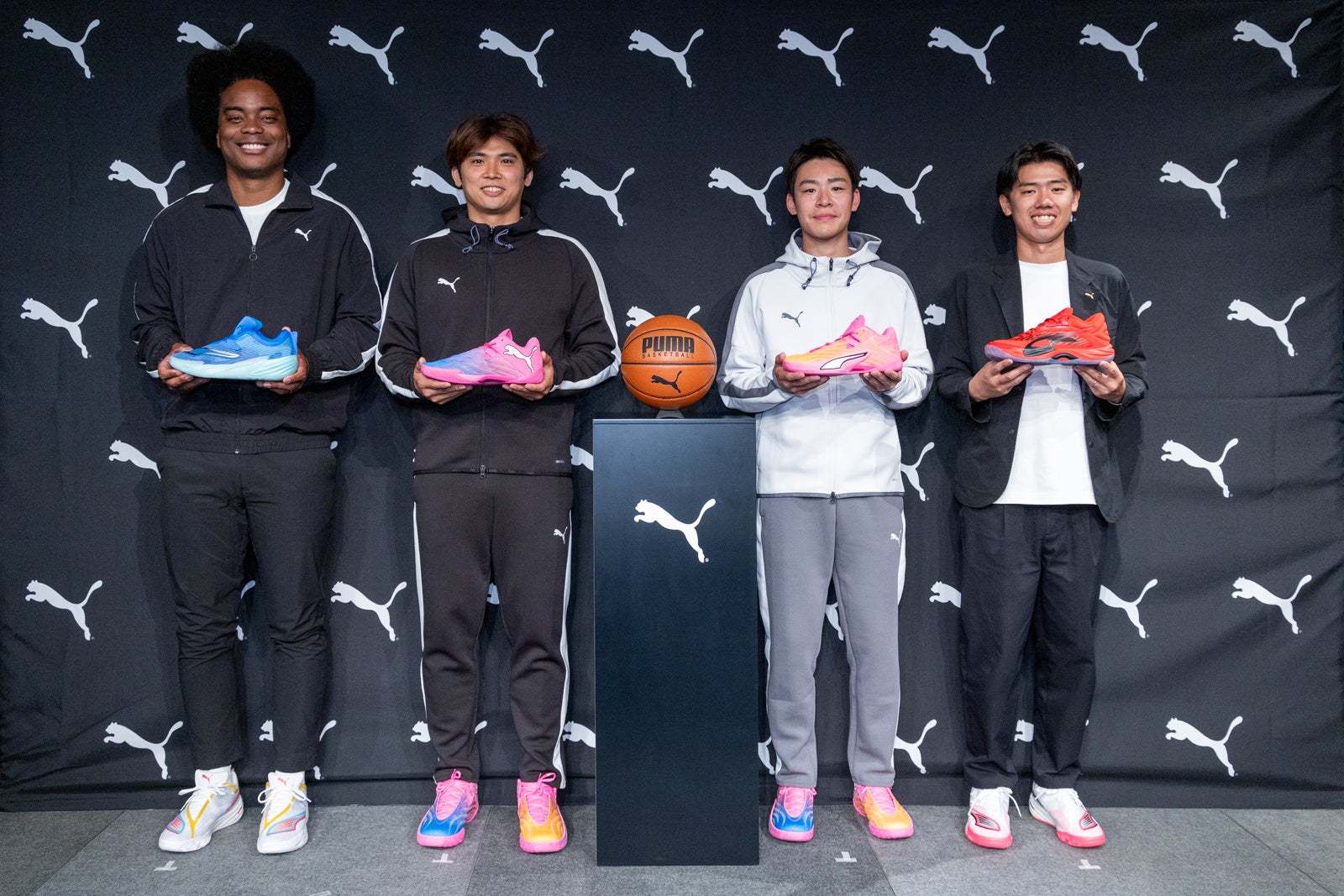 PUMA Presents「SHOWTIME」3DAYS・HOOPS新作発表会原修太選手、佐々木隆成選手が登場し新作シューズの魅力や今後の目標を語るトークセッションを実施