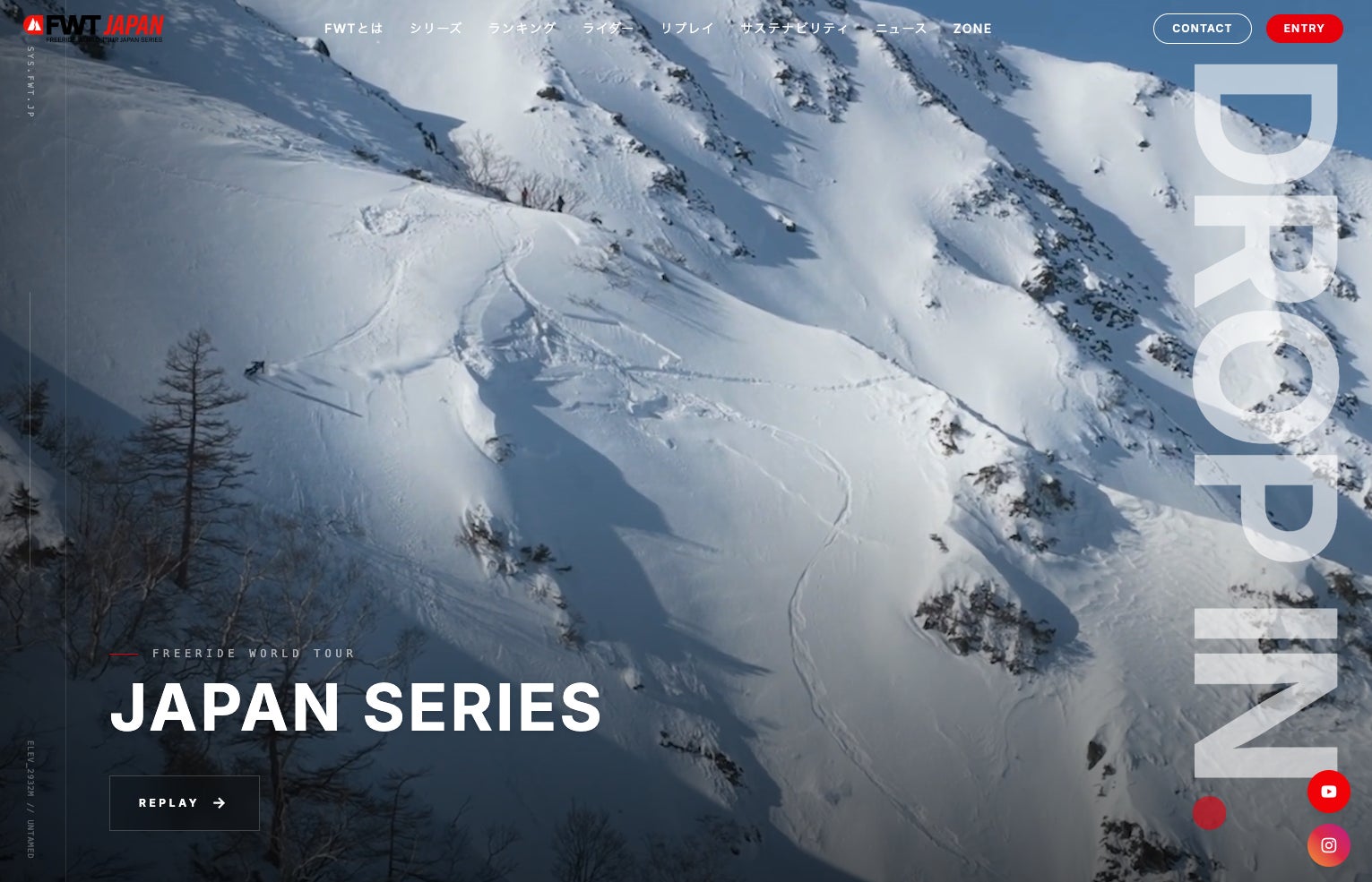 FWT JAPAN 公式サイト全面リニューアル！国内シリーズを対象とする「FWT JAPAN SERIES ランキング」を新設