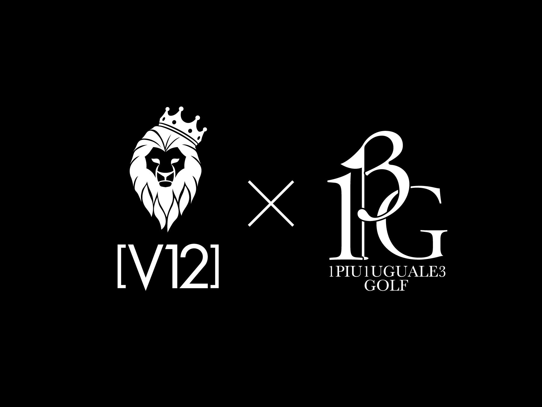 「V12」×「1PIU1UGUALE3 GOLF」初のコラボレーションアイテムが2026年6月10日(水)発売開始！
