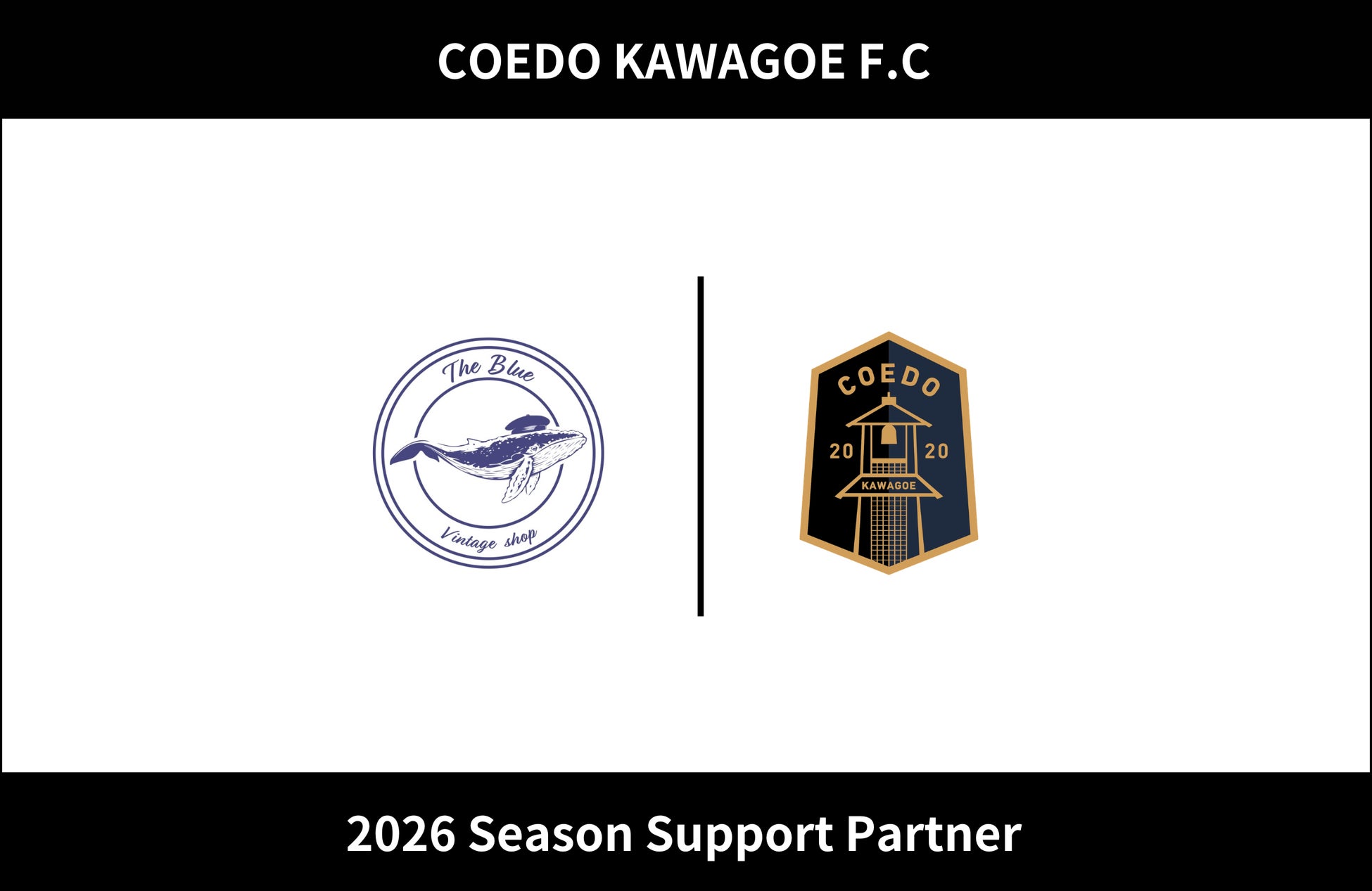埼玉県川越市からJリーグを目指す「COEDO KAWAGOE F.C」、The blueと2026シーズンのサポートパートナー契約を締結
