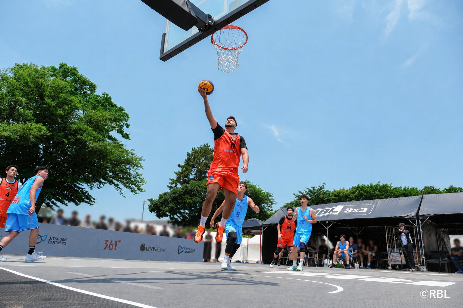 【イベントリポート】3×3プロバスケットボールの新リーグ『RBL』SEASON1「NAGOYA Round」開催。名古屋城本丸を臨む会場で、息をのむような白熱の闘いの末、上野原 サンライズが優勝！