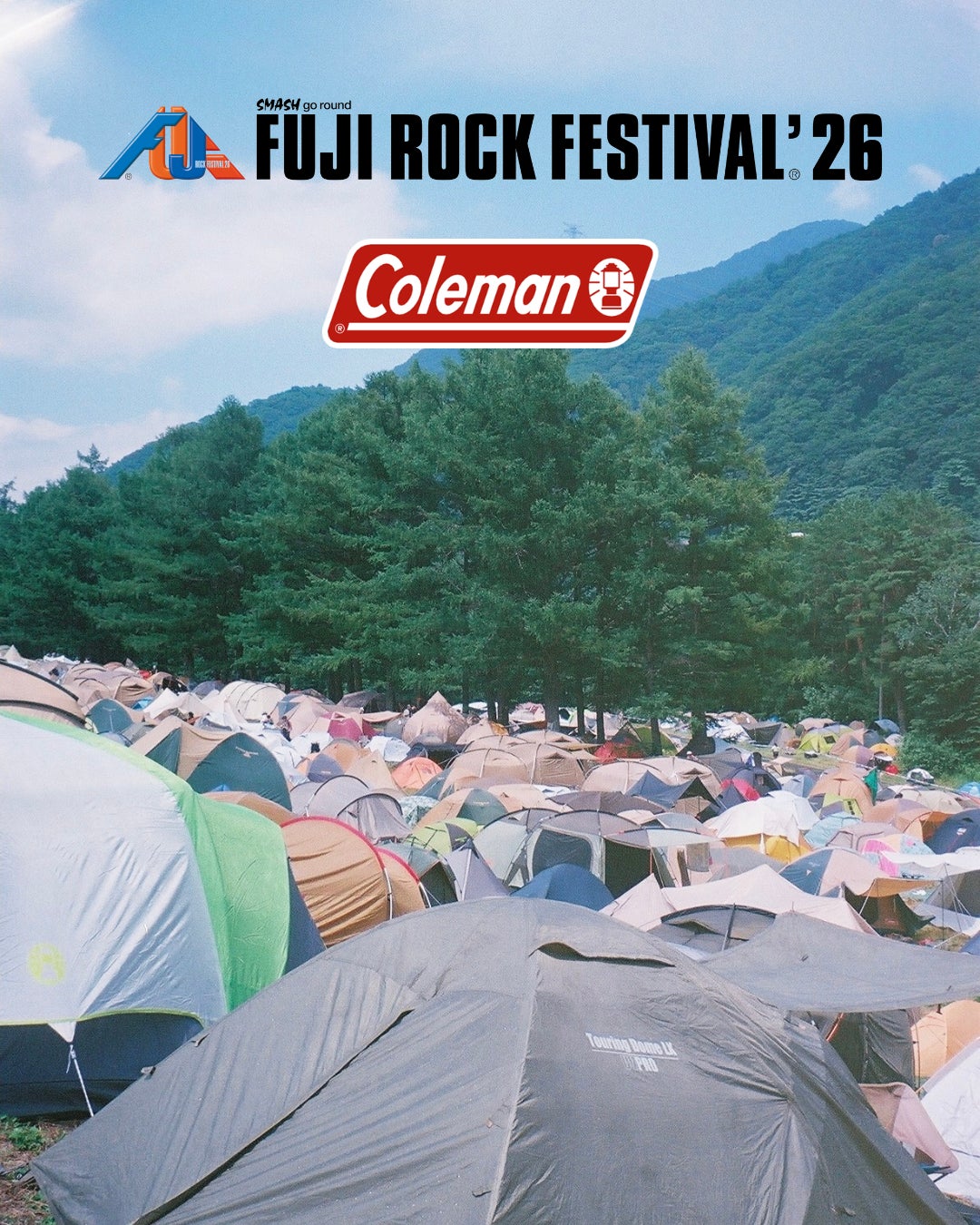 コールマン、「FUJI ROCK FESTIVAL ’26」に今年も協賛