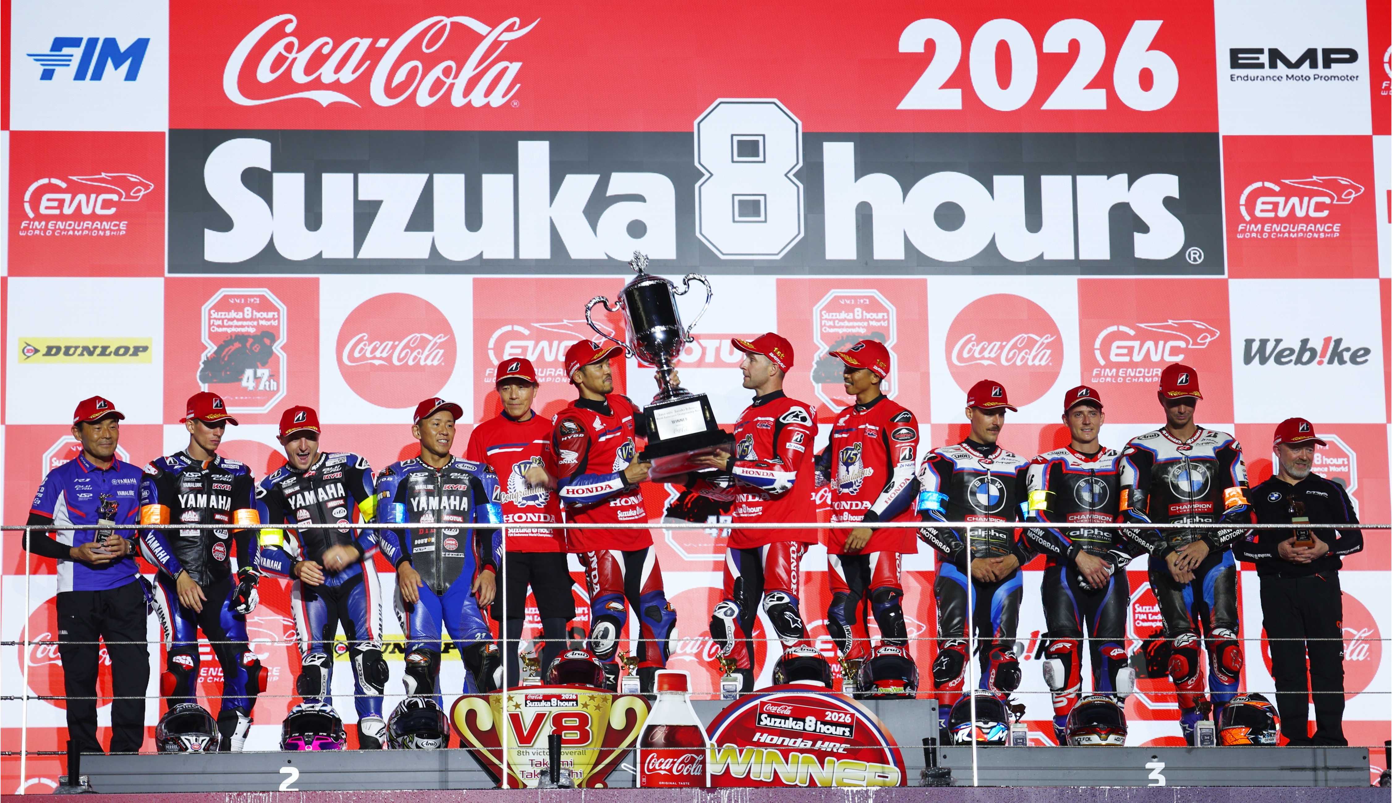 鈴鹿8時間耐久ロードレースでブリヂストンタイヤ装着チームが19連覇、13回目の表彰台独占を達成