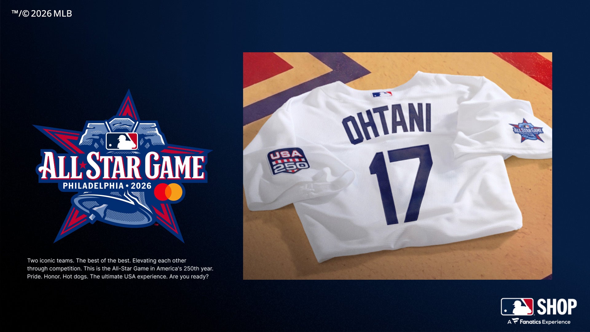 フィリーズの本拠地「シチズンズ・バンク・パーク」で開催　MLB™︎オールスターゲーム2026記念グッズを販売！