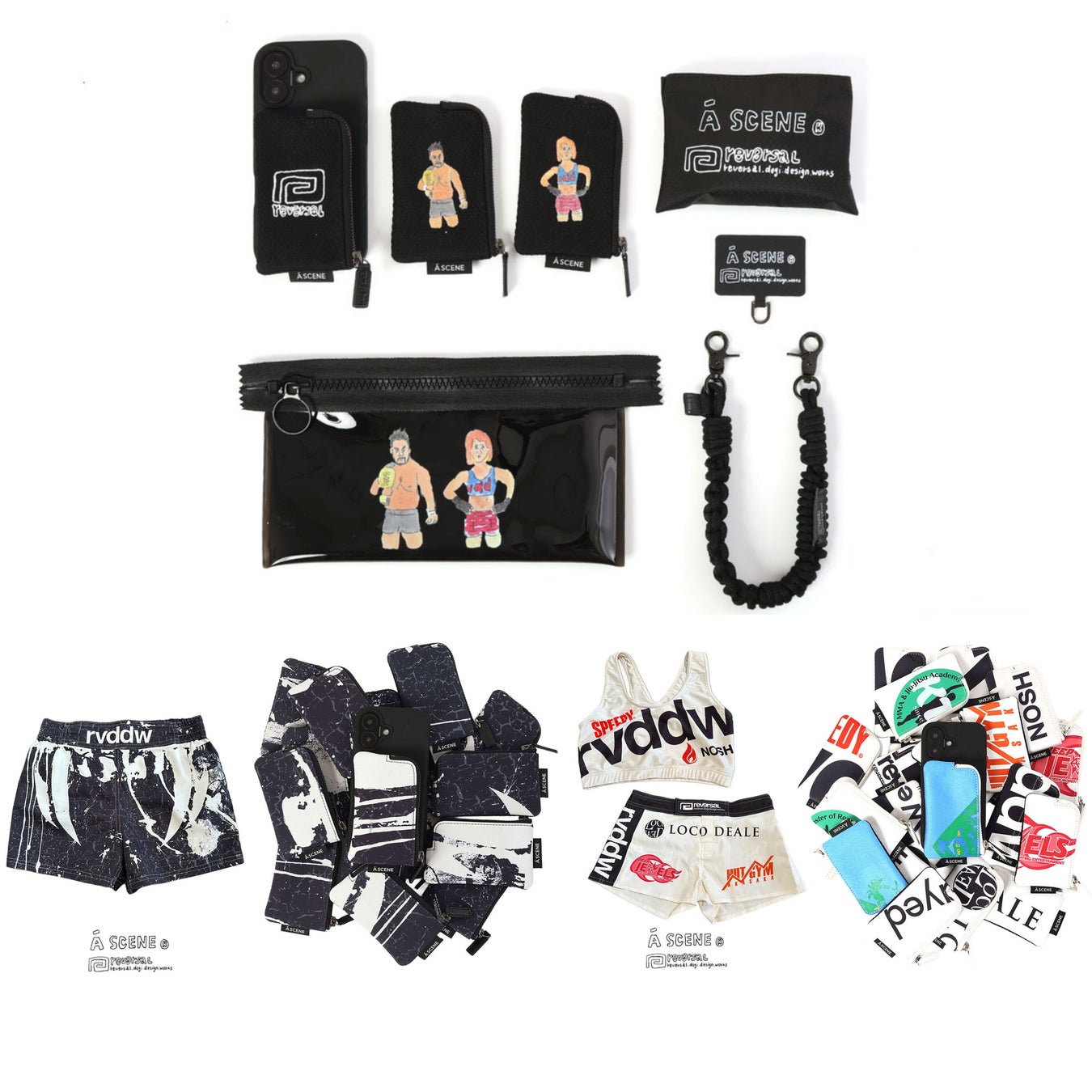 reversal × A SCENE 初のコラボレーションが実現。人気格闘家たちのFight WEARを活用した限定アイテムを発売。