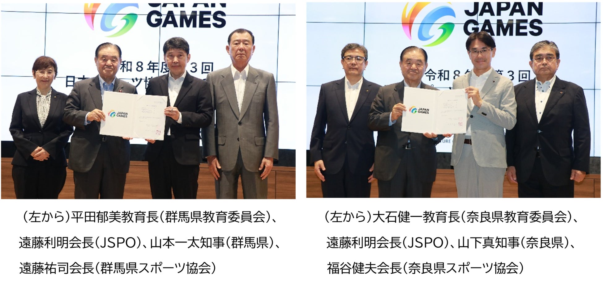 国民スポーツ大会開催地の決定（第83回・群馬県）および内定（第85回・奈良県）