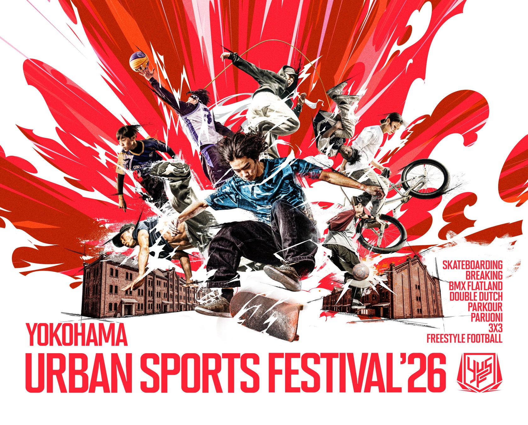 日本最大級“入場無料”のアーバンスポーツの祭典『YOKOHAMA URBAN SPORTS FESTIVAL ’26』開催決定！