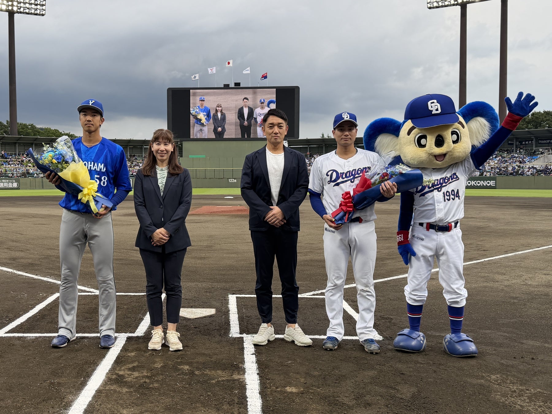 【スポーツを通じた健康づくりと地域社会への貢献】プロ野球での冠試合！フィットイージー presents「中日ドラゴンズ vs 横浜DeNAベイスターズ」を開催しました！～～