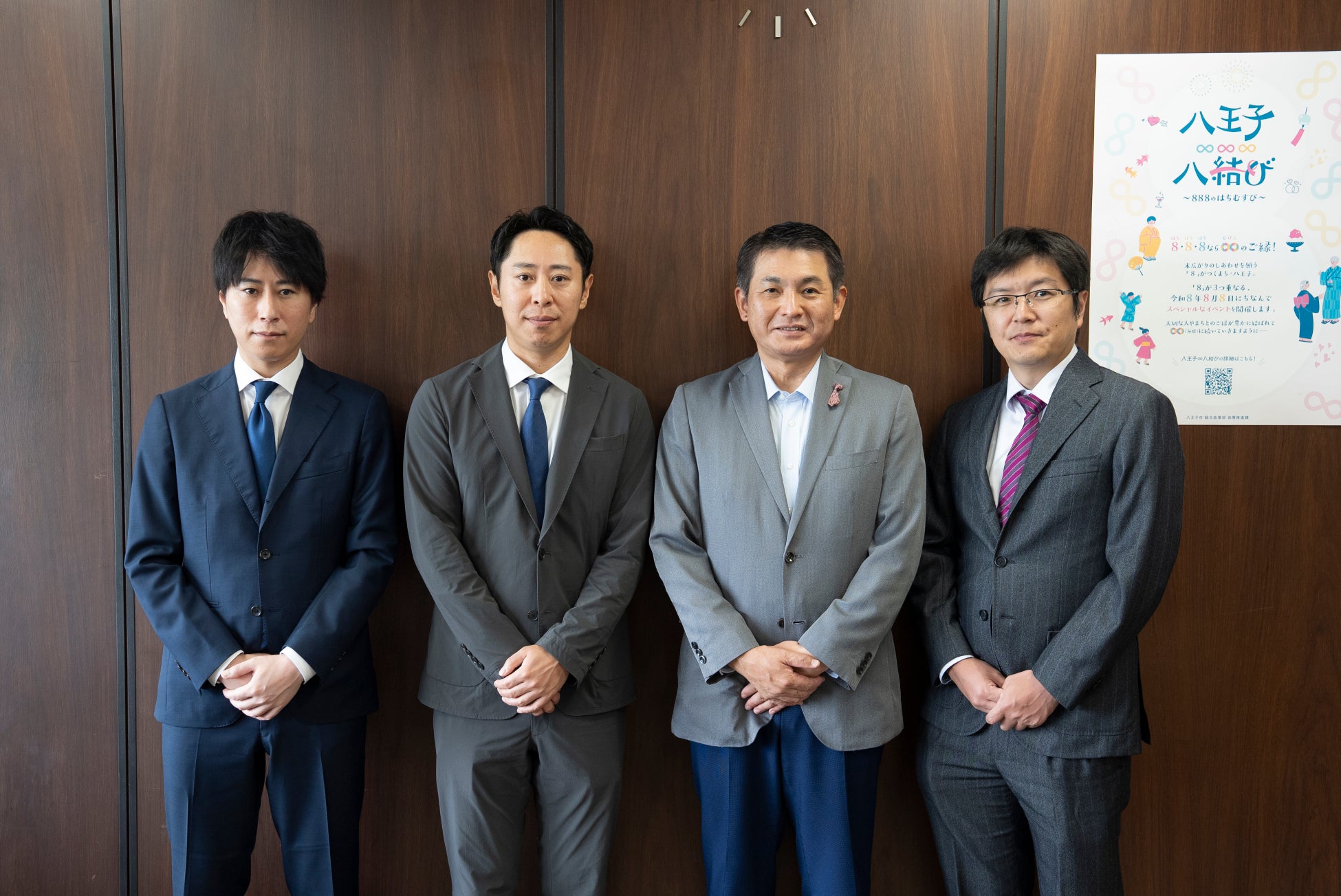 「GO by NIPPON SERIES 八王子」開催にあたり、八王子市の初宿和夫市長を表敬訪問