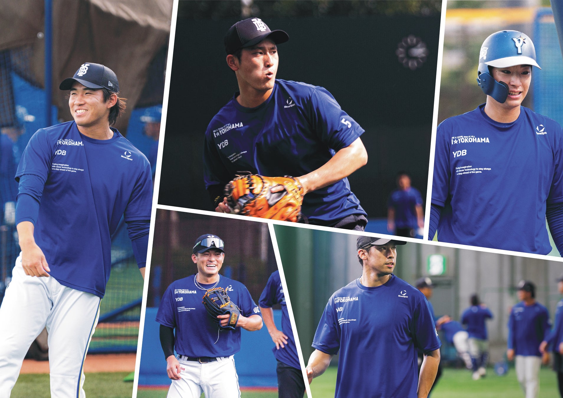 『ムーブスポーツ』ブランドでサプライ開始「横浜DeNAベイスターズ」モデルのトレーニングTシャツを8月21日より発売