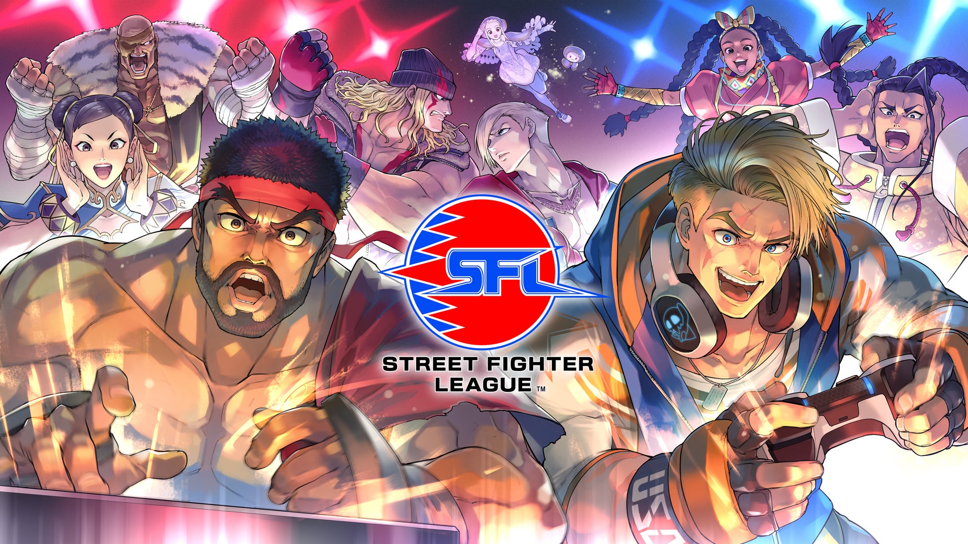 「ストリートファイターリーグ JAPAN 2026」は本日8月25日（火）開幕！　今シーズンの特別イラスト・公式マスコット「SFLマン」が公開！　SUZURI公式ストアにてグッズ受注販売開始！