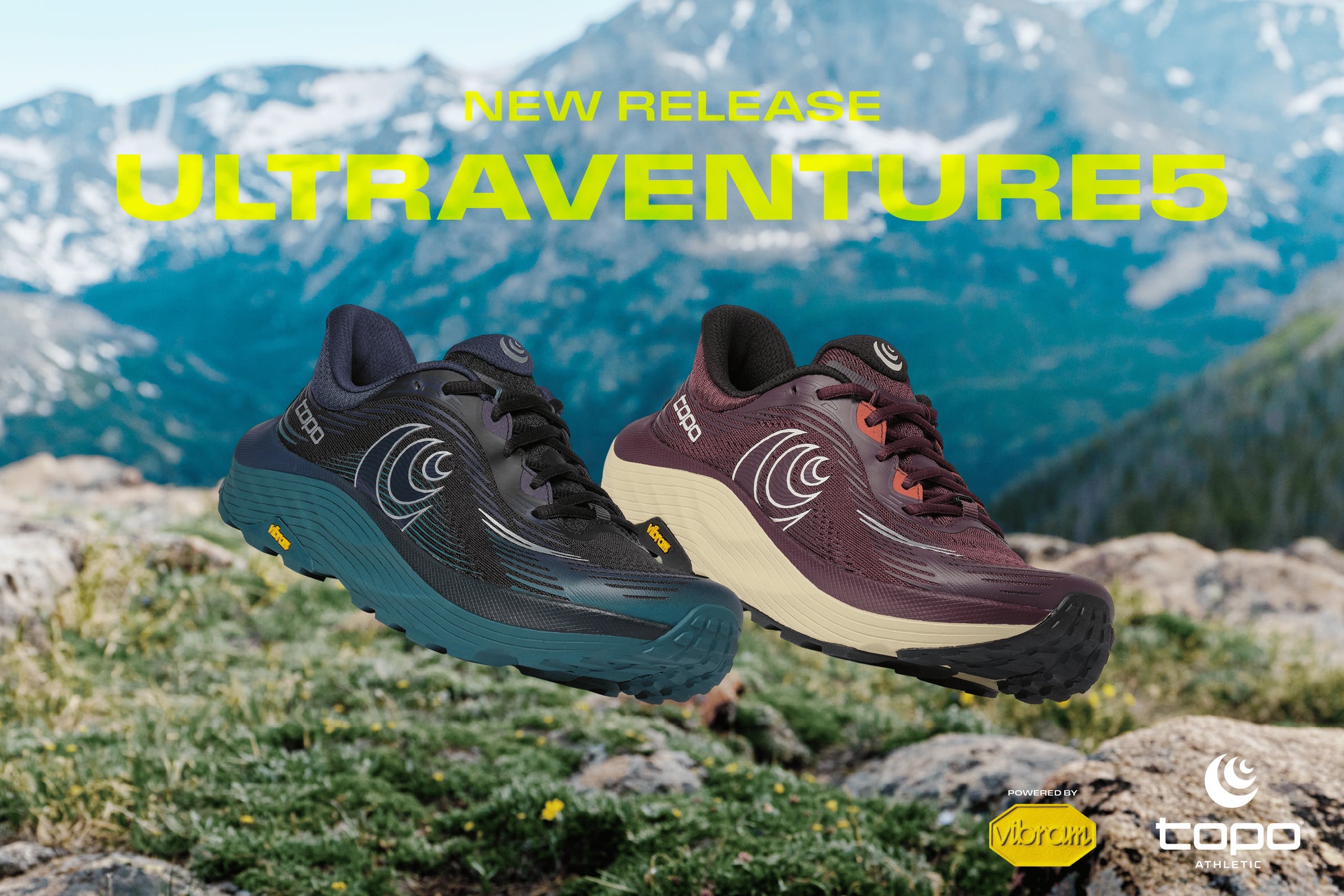 【Topo Athletic®(トポアスレチック)】人気トレイルシューズの最新モデル「ULTRAVENTURE 5」が9月2日(水)より発売。ロードからトレイルまで快適に走れる高クッションモデル。