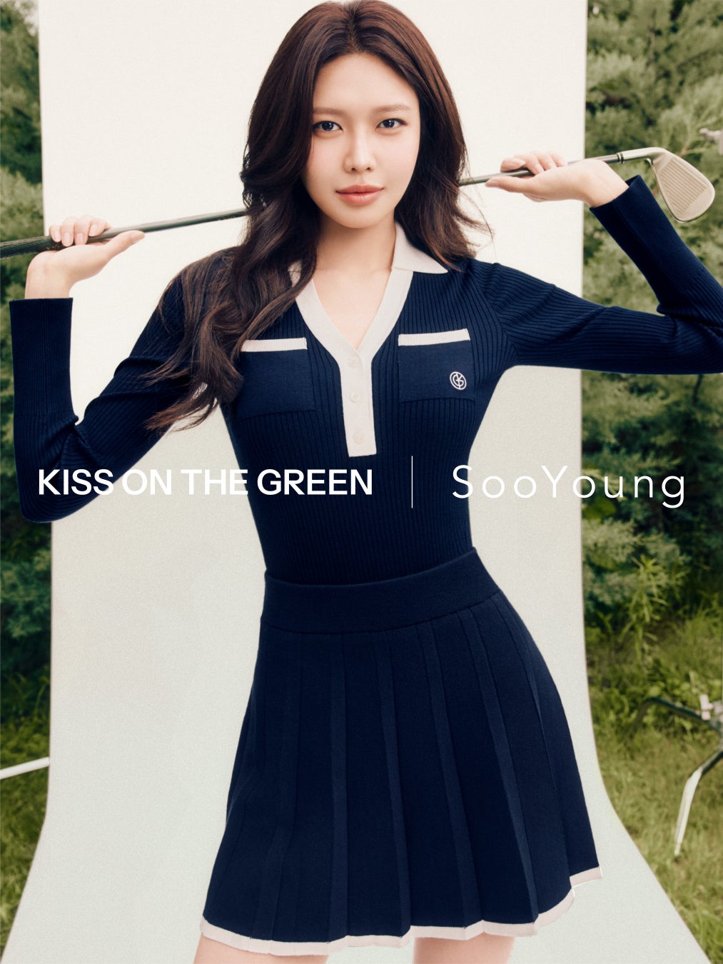 【KISS ON THE GREEN】スヨンとの新作コラボゴルフウェア第１弾が9/19より予約販売開始！スヨンが着こなすキービジュアルを初公開