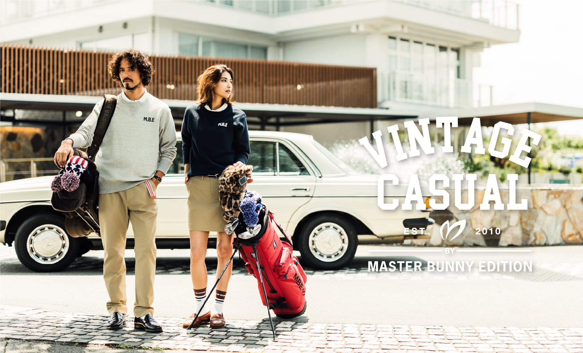 MASTER BUNNY EDITIONが大人のゴルフライフを彩る「VINTAGE CASUAL」コレクションを発売