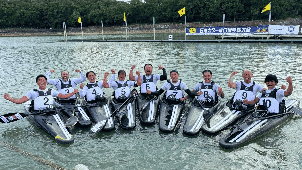 青山筋膜整体 理学BODYが支援するカヌーポロチームが日本選手権で優勝